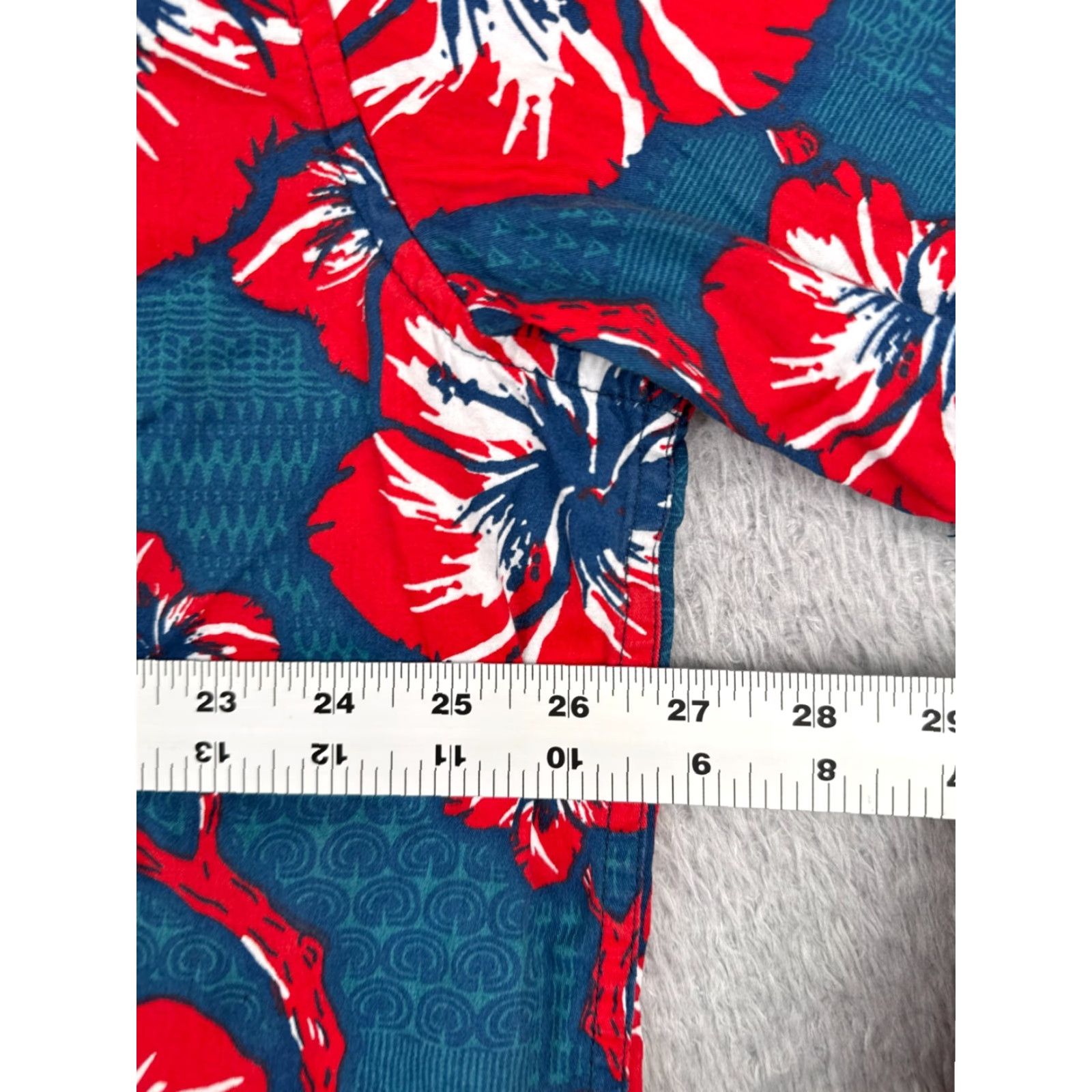 Vintage Te Aito Shirt Men 3XL Blue Floral Hibiscus Hawaiian Button-Up Cotton Shirt Adults 3XL Te Aito Men Hawaiian Shirt Blue Floral Short Sleeve Size US XXL / EU 58 / 5 - 7 Thumbnail