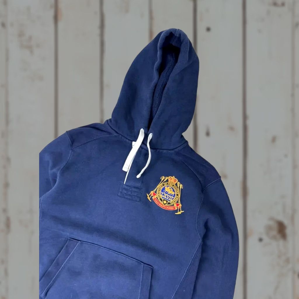 Polo Ralph Lauren Polo Ralph Lauren Big Logo Hoodie Mercer Men SZ S Blue Shirt Hoodie Adults? Size US S / EU 44-46 / 1 - 1 Thumbnail