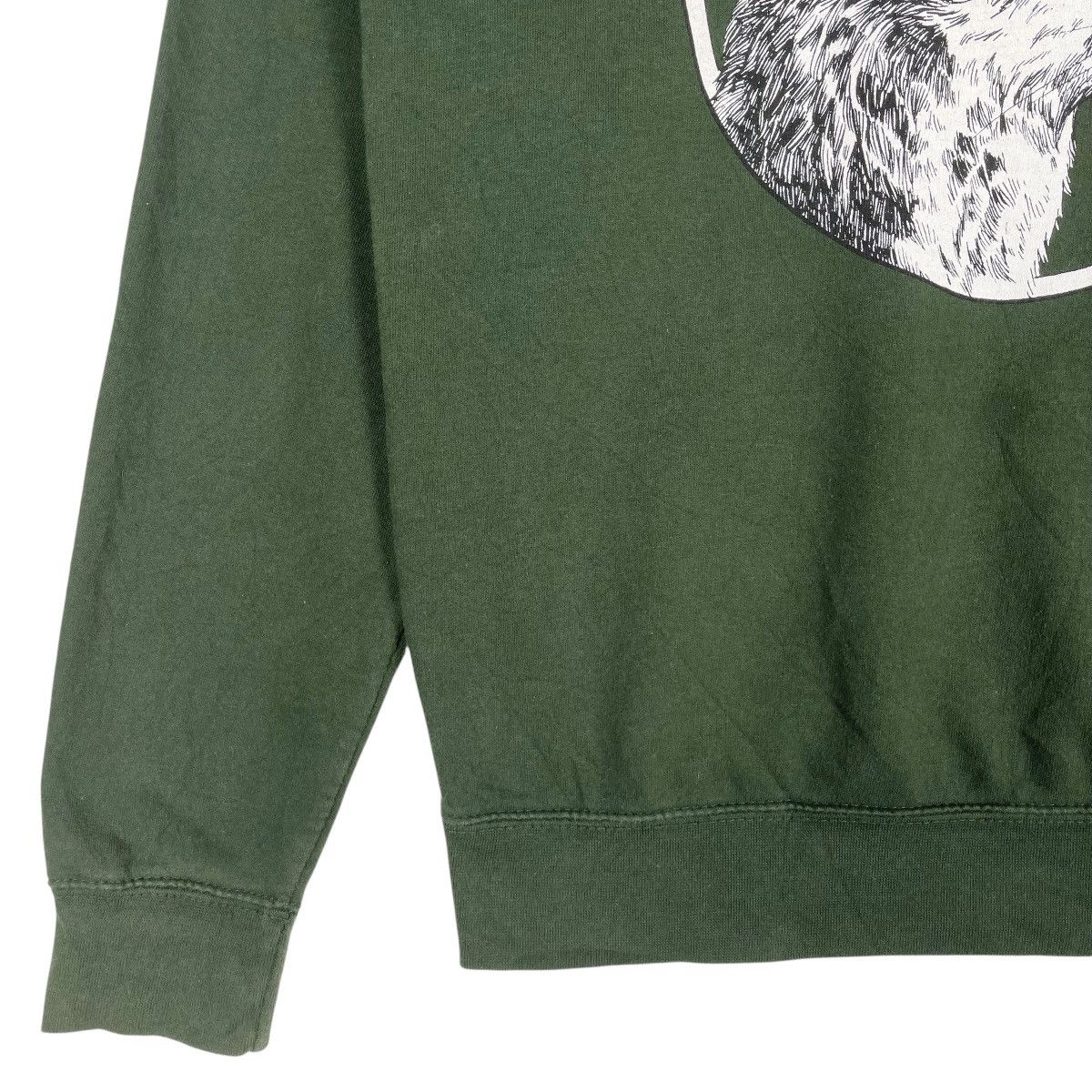 Japanese Brand Coyote Graphic Crewneck Sweatshirt Green Size US S / EU 44-46 / 1 - 4 Thumbnail