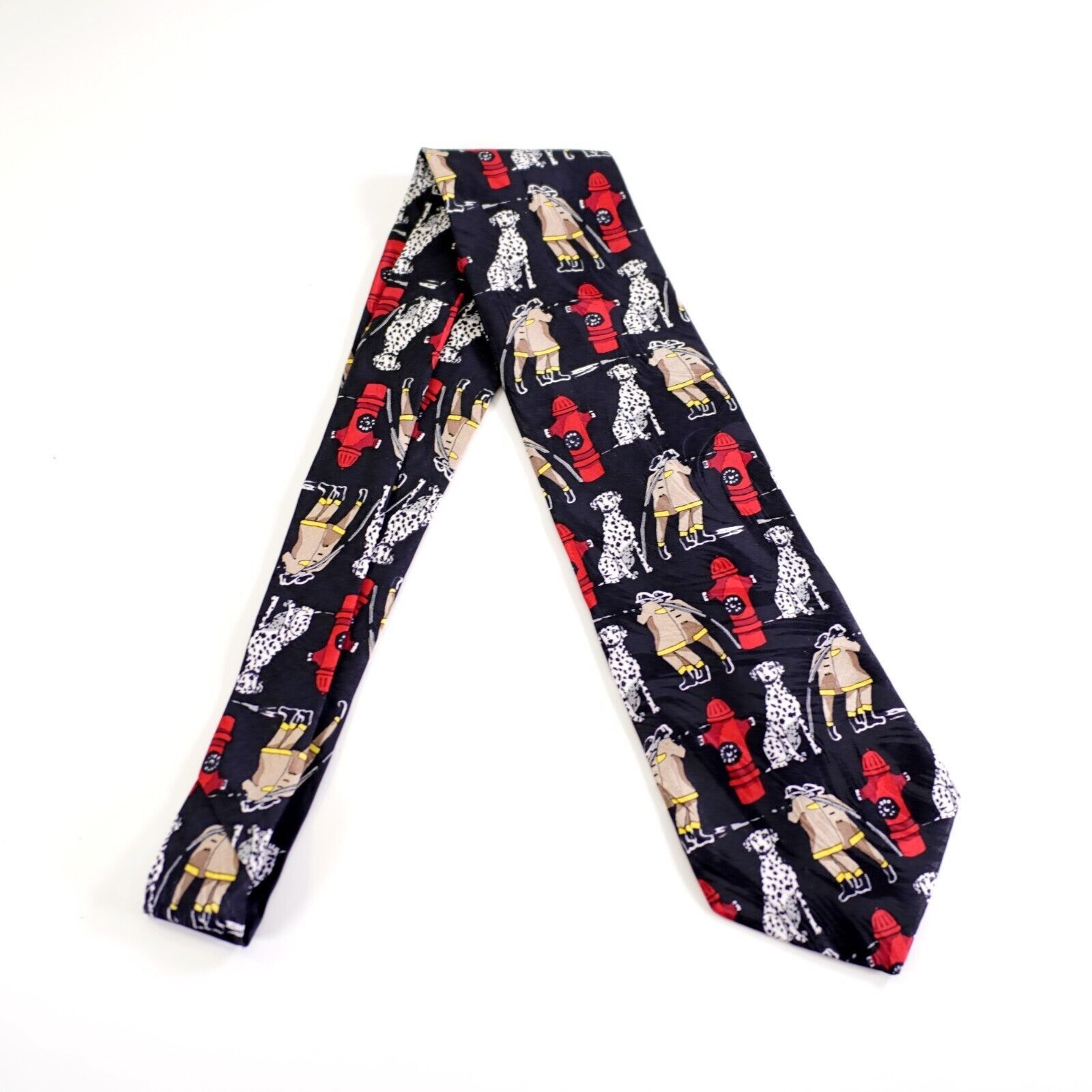 Other RM Style Firefighter Dalmation Black Jacqard Print Short Sil Size ONE SIZE - 6 Thumbnail