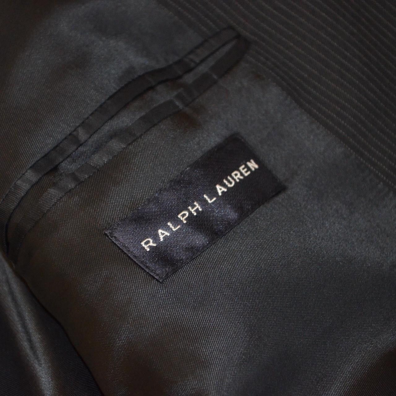 Ralph Lauren Black Label Ralph Lauren Black Label pinstripe wool suit jacket 44L Size 44L - 3 Thumbnail
