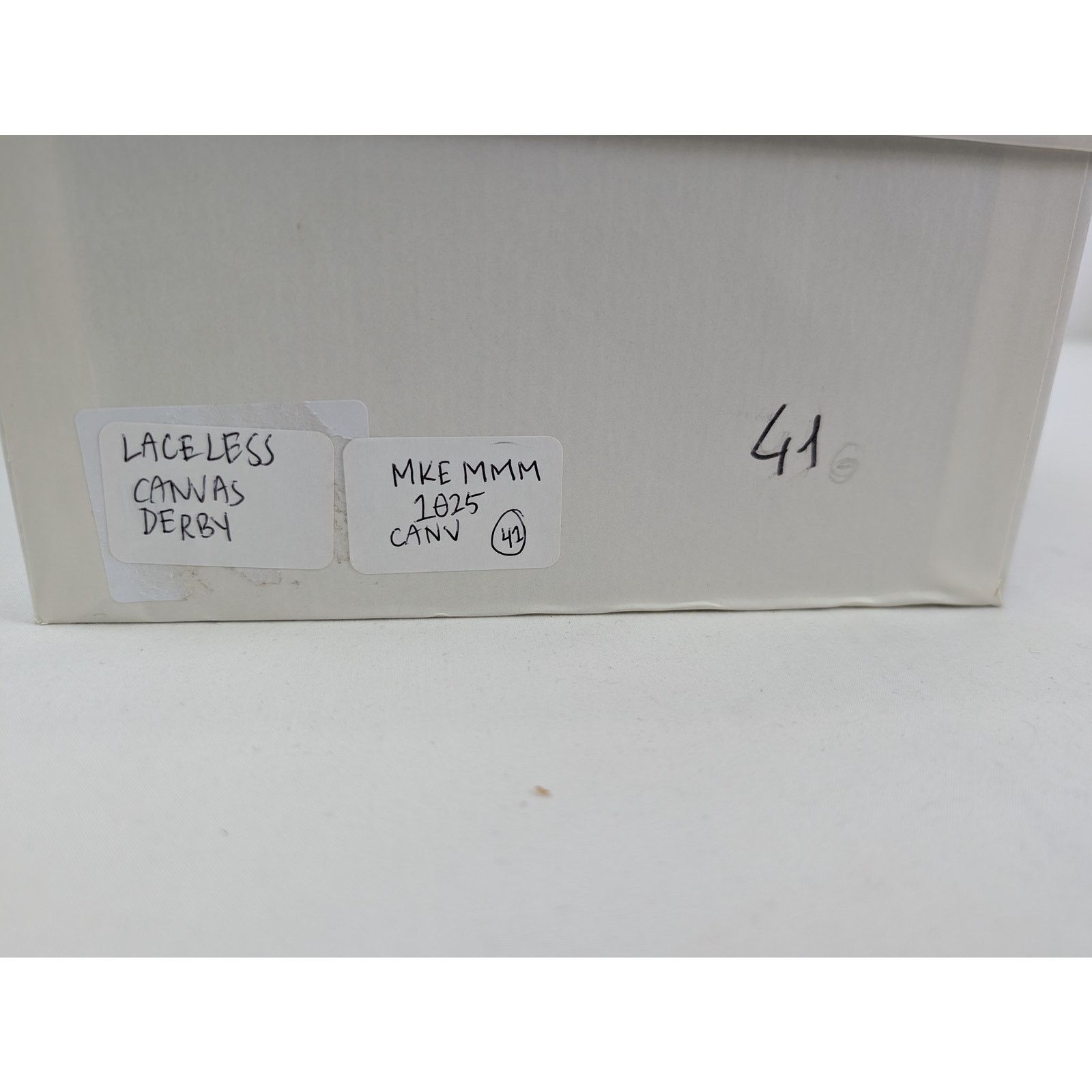 Maison Margiela o1rshd1 Laceless Canvas Derby Shoe Boots in Grey Size US 8 / EU 41 - 15 Thumbnail