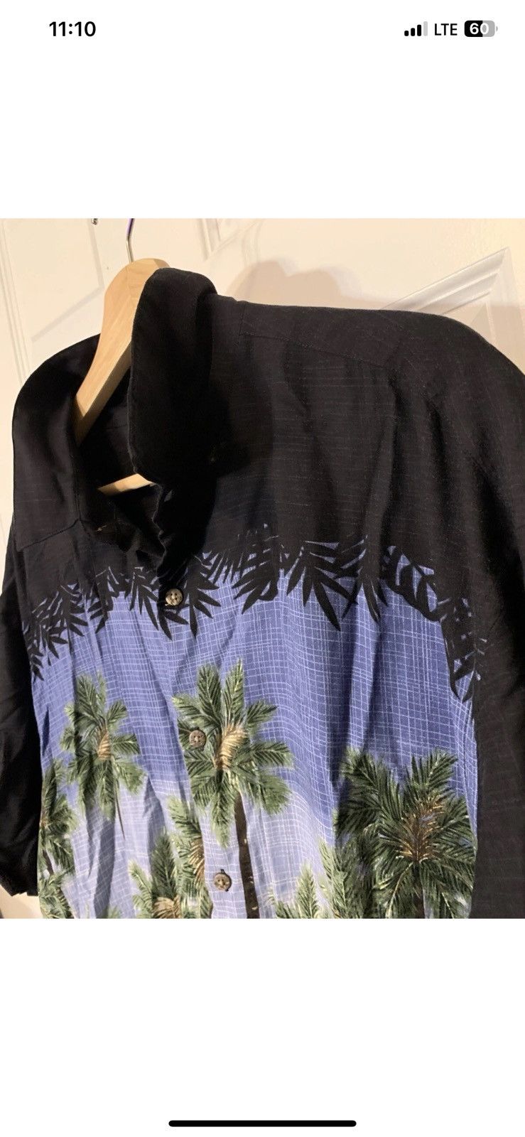 Island Shores Island Shores Mens Sz XL Hawaiian Aloha Button Shirt Black Size US XL / EU 56 / 4 - 6 Thumbnail
