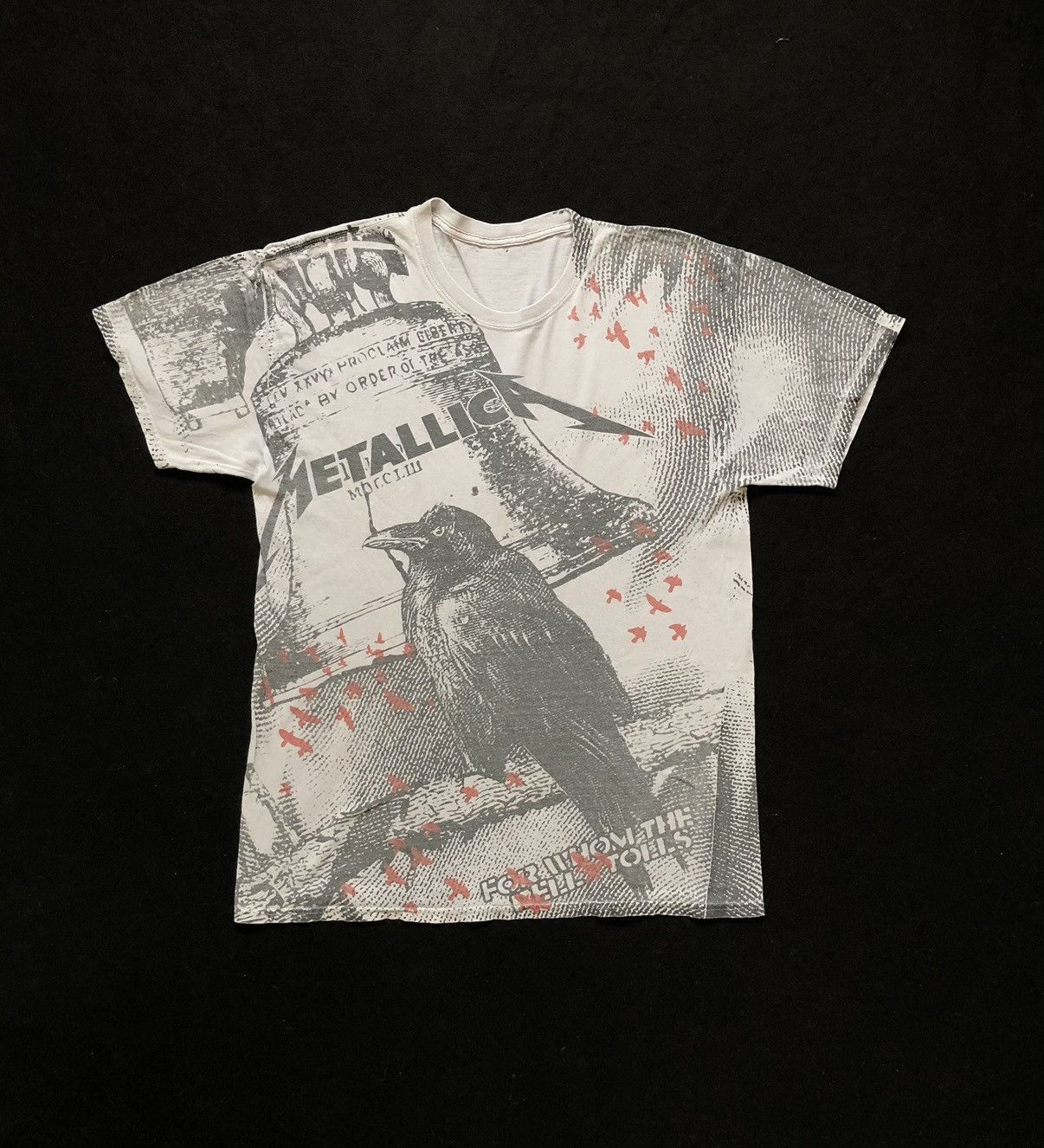 Metallica × Vintage Tshirt Metallica Band Tees Vintage 90’s Full Print Size US M / EU 48-50 / 2 - 1 Thumbnail