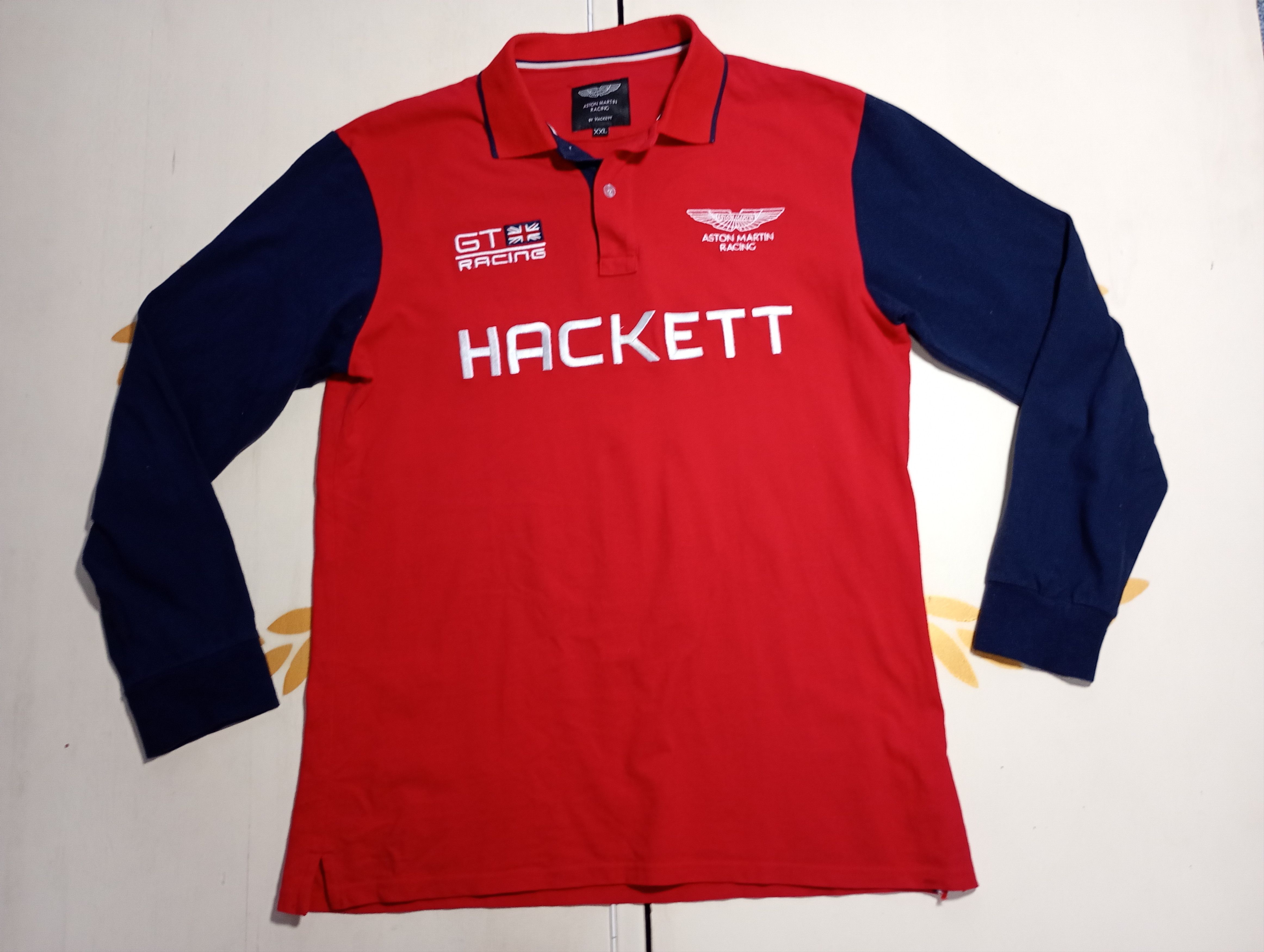 Hackett Hackett Aston Martin Racing Long Sleeve Polo Shirt Size US XXL / EU 58 / 5 - 2 Thumbnail