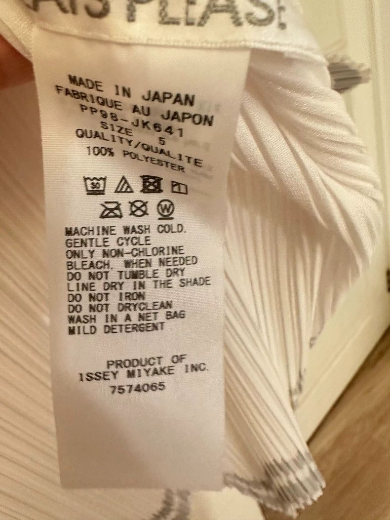 Issey Miyake Issey Miyake A white pleated cardigan Size XXL / US 16-18 / IT 52-54 - 4 Thumbnail