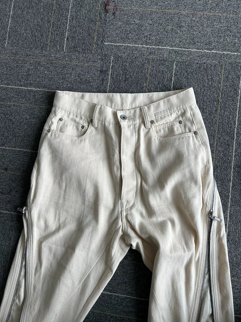 Rick Owens Rick Owens White zippered pants Size US 27 - 2 Thumbnail