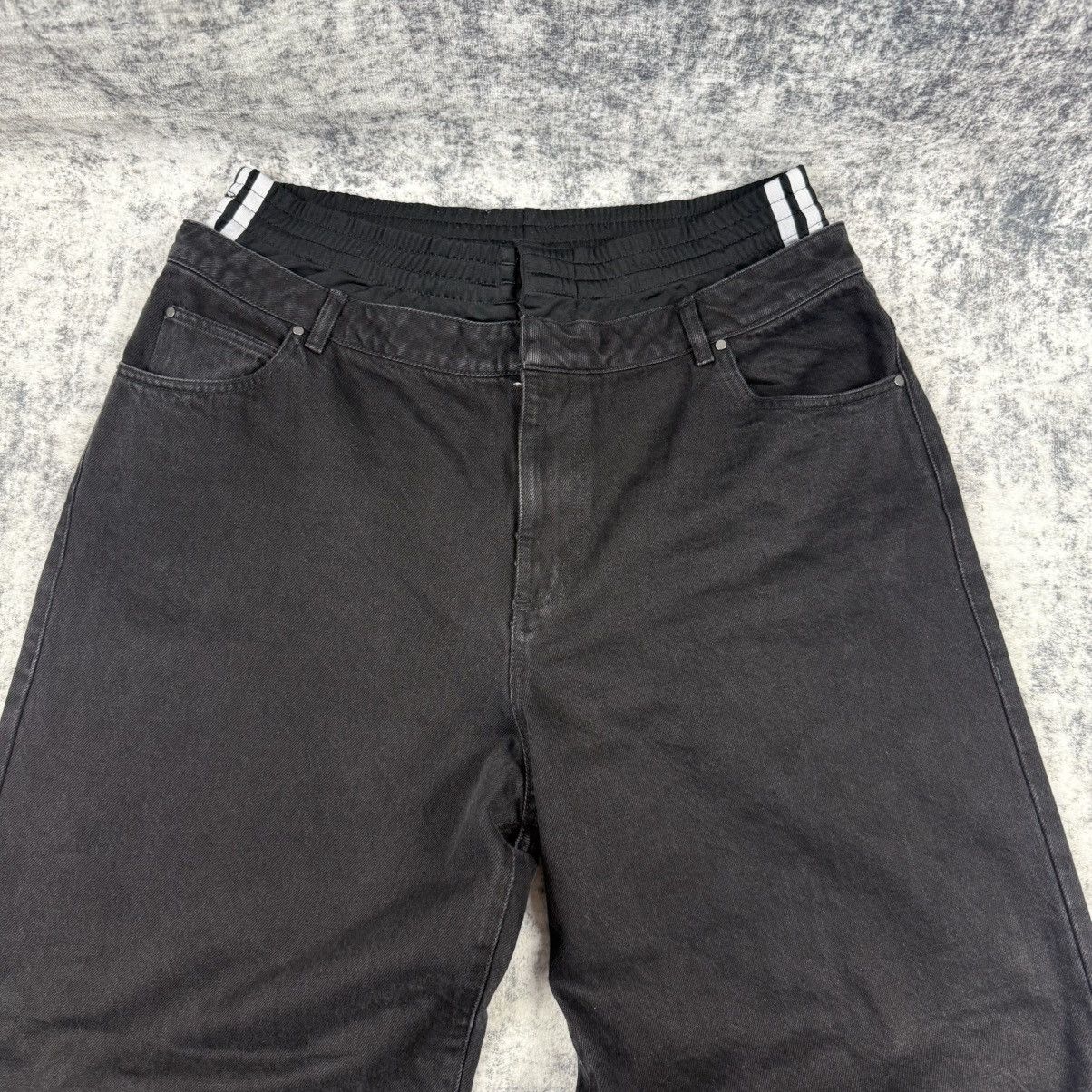 Adidas Adidas & KSENIASCHNAIDER Baggy Denim ‘Black’ Jeans Size US 36 / EU 52 - 2 Thumbnail