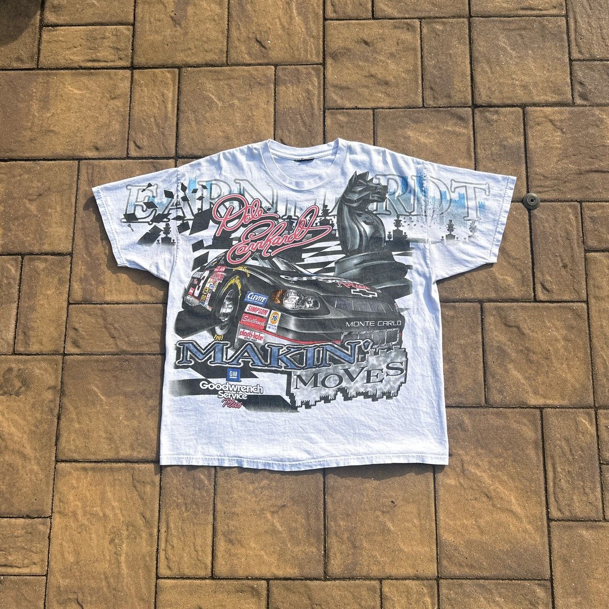 NASCAR NASCAR Dale Earnhardt Sr making moves chessboard AOP 90s Size US XL / EU 56 / 4 - 1 Thumbnail