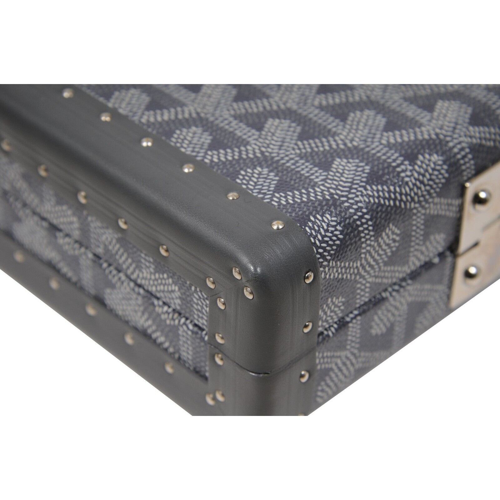 Goyard Saint Honore Trunk Bag Leather Gray Shoulder Rectangle Size ONE SIZE - 11 Thumbnail