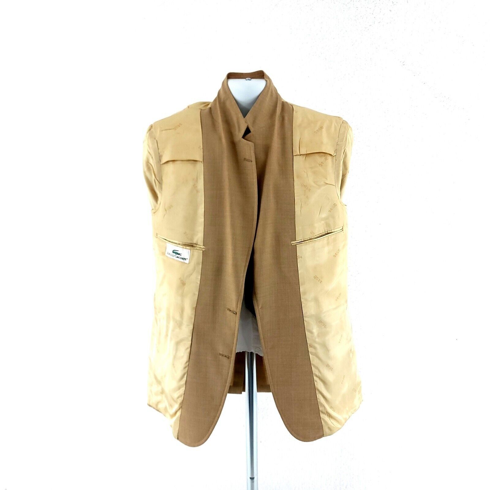 Lacoste Vintage Lacoste Izod Wool 2 Gold Button Blazer 38L Size 38L - 9 Thumbnail
