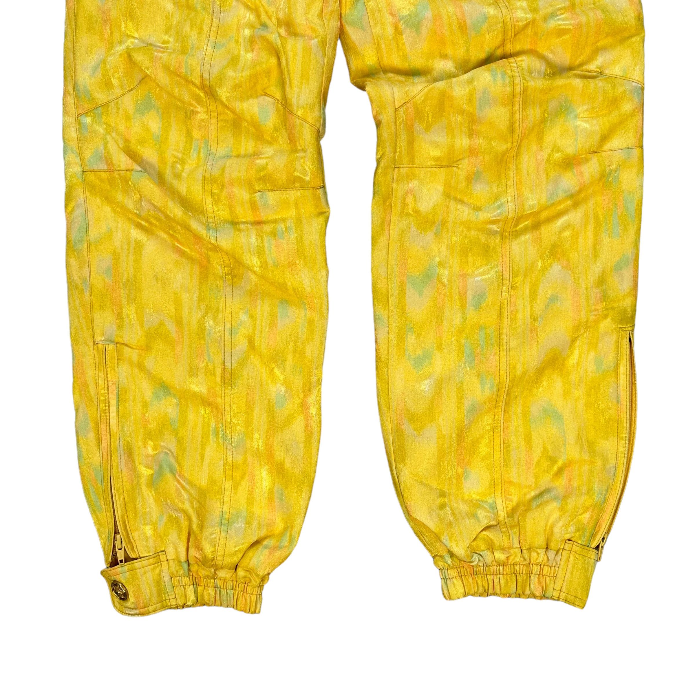 Ellesse Vintage ELLESSE Yellow Ski Drawstring Pant #9112-57 Size 26" / US 2 / IT 38 - 6 Thumbnail