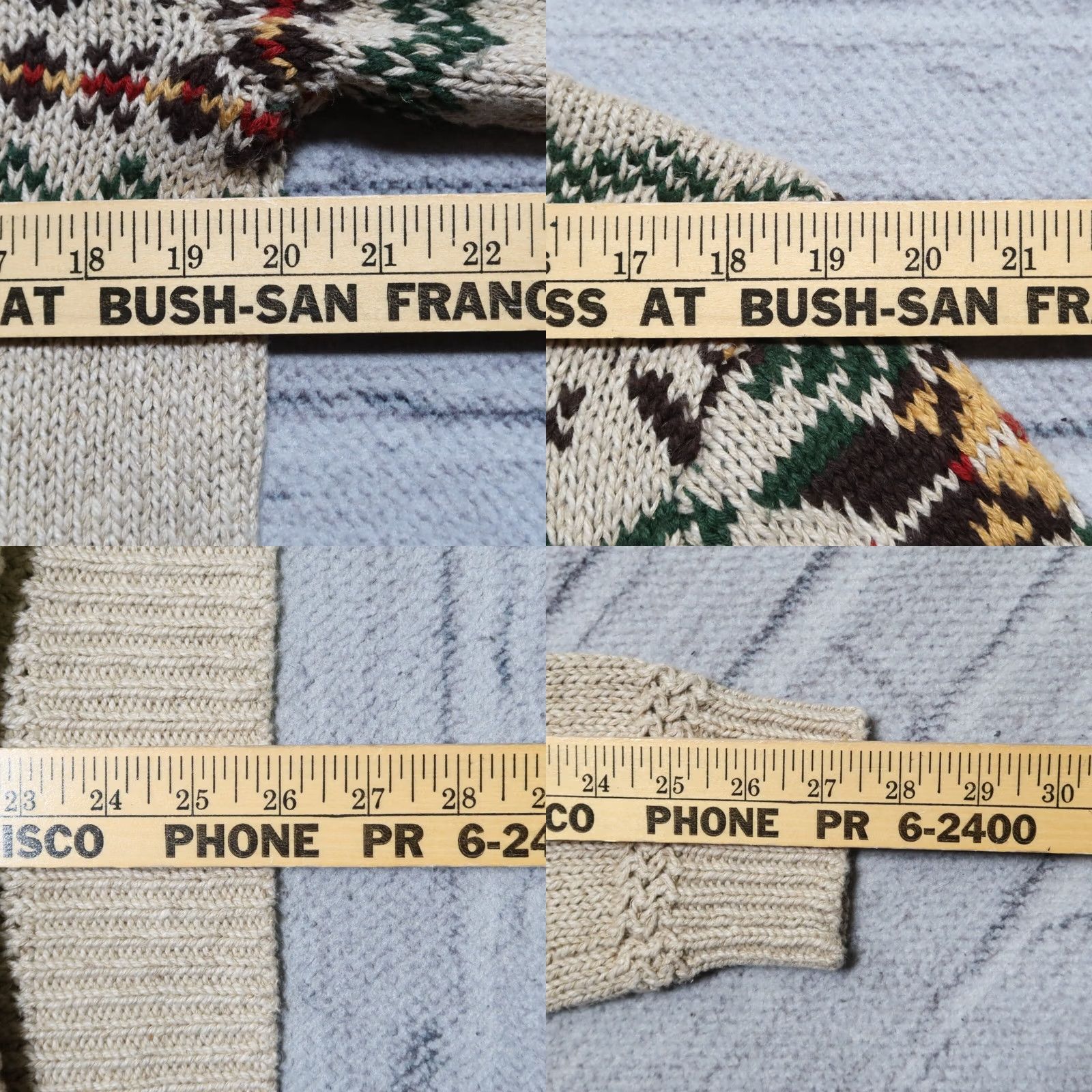 Polo Ralph Lauren VINTAGE Polo Ralph Lauren Knit Sweater Men M BeigeWinter Xmas Size US M / EU 48-50 / 2 - 8 Thumbnail