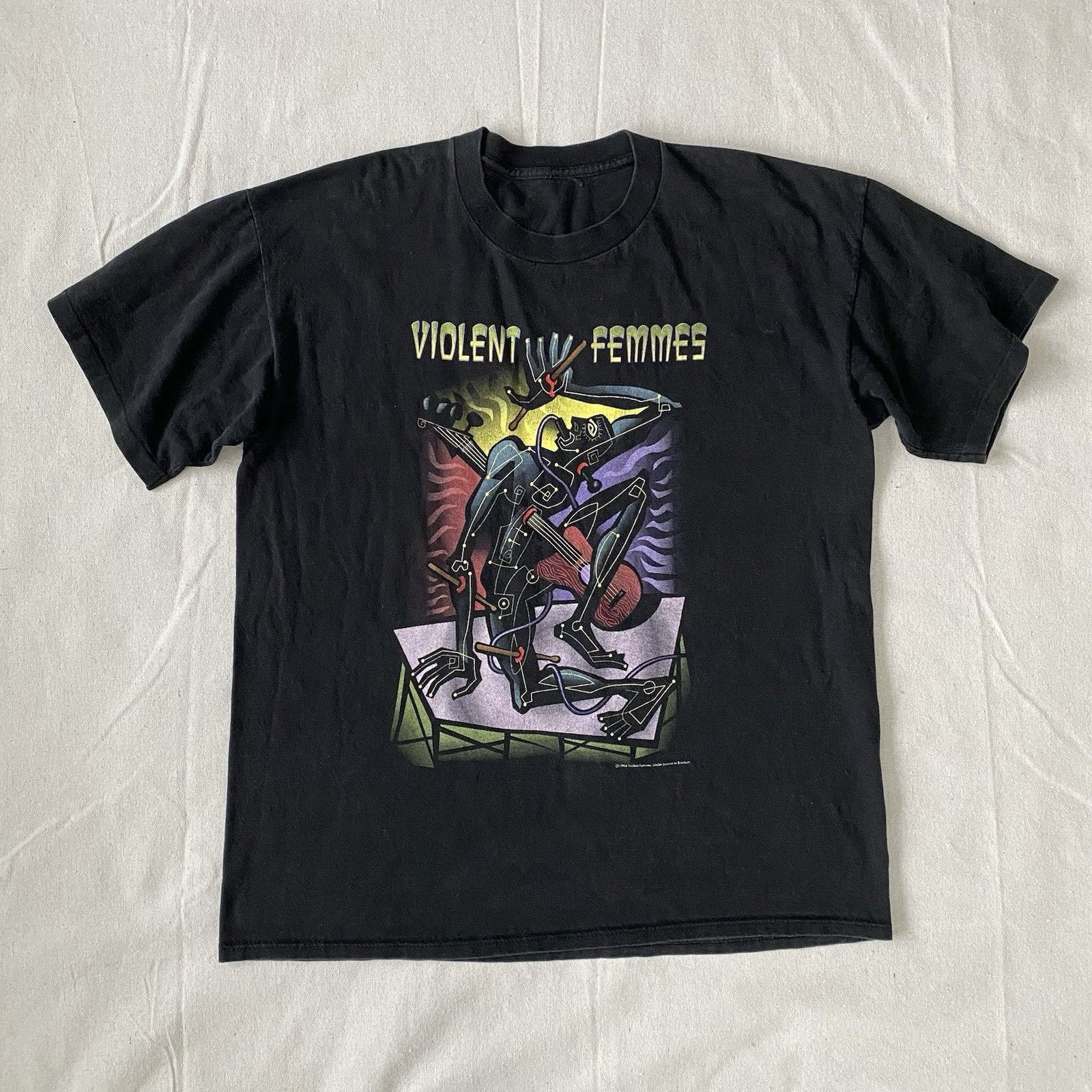 Vintage 90s Violent Femmes Add It Up 1994 Tour T Shirt L