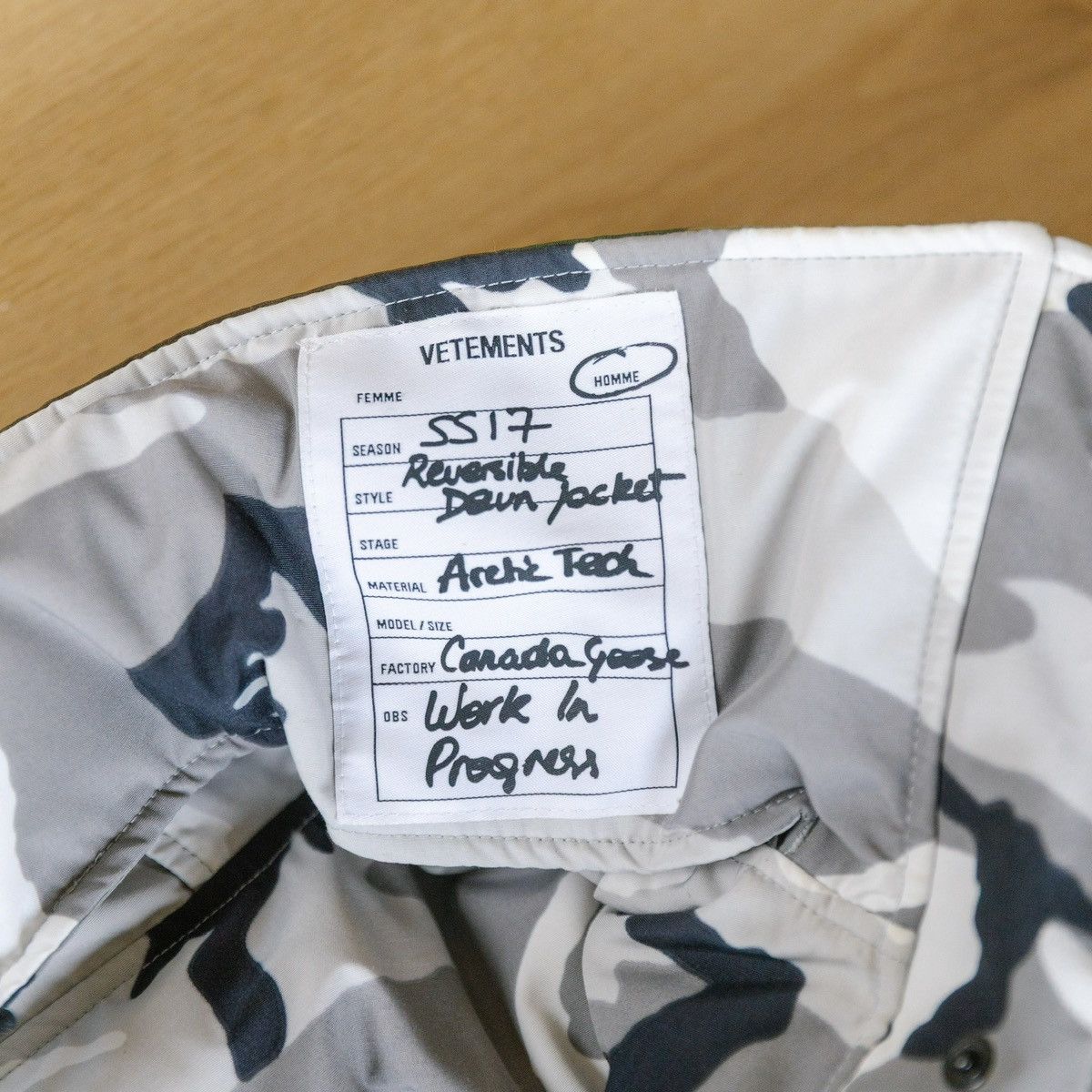 Vetements Vetements x Canada Goose SS17 Reversible Camo Jacket Size US L / EU 52-54 / 3 - 5 Thumbnail