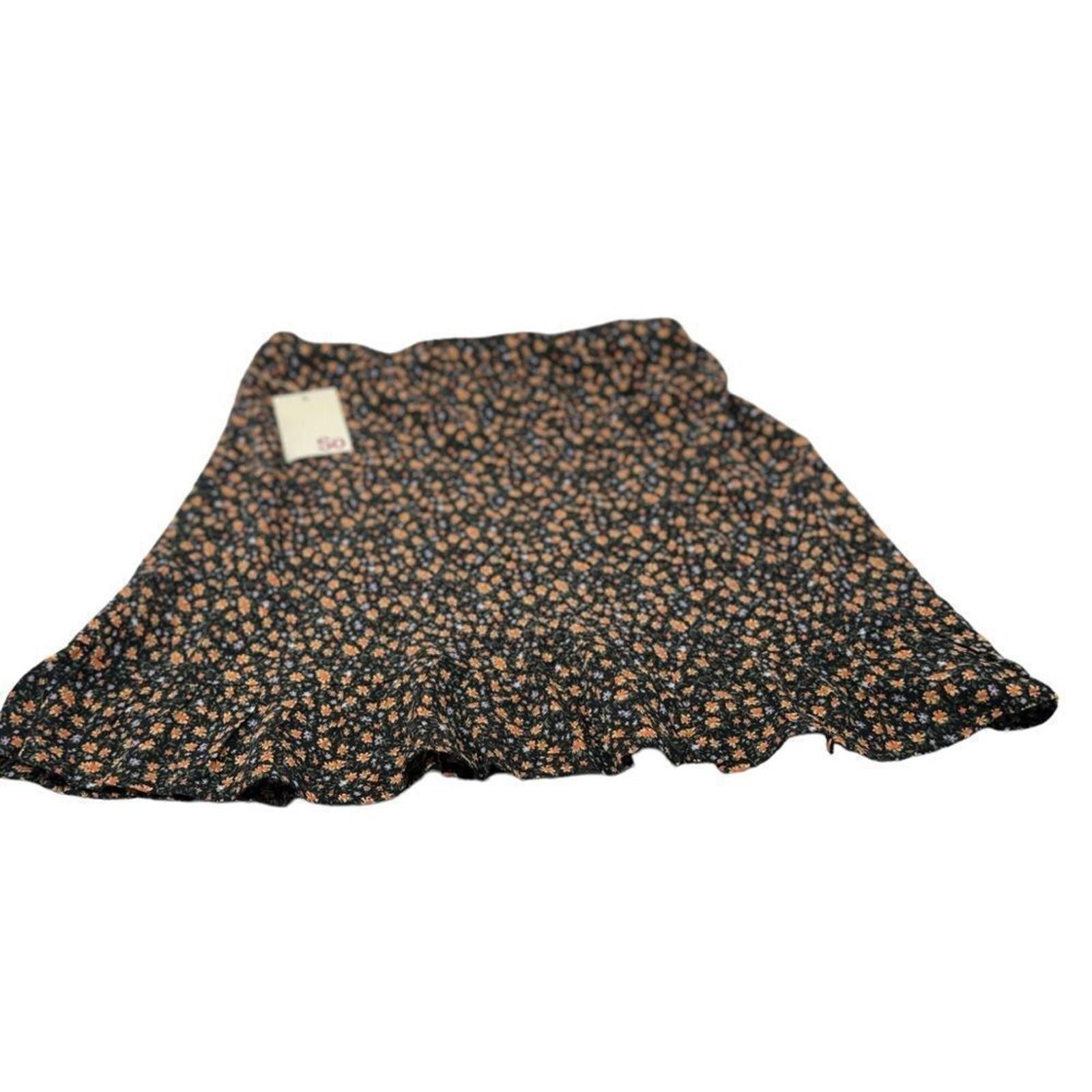 Anti Social Social Club NWT. SO Simple Ruffle Hem Floral Skirt. Small. Size 28" / US 6 / IT 42 - 12 Thumbnail