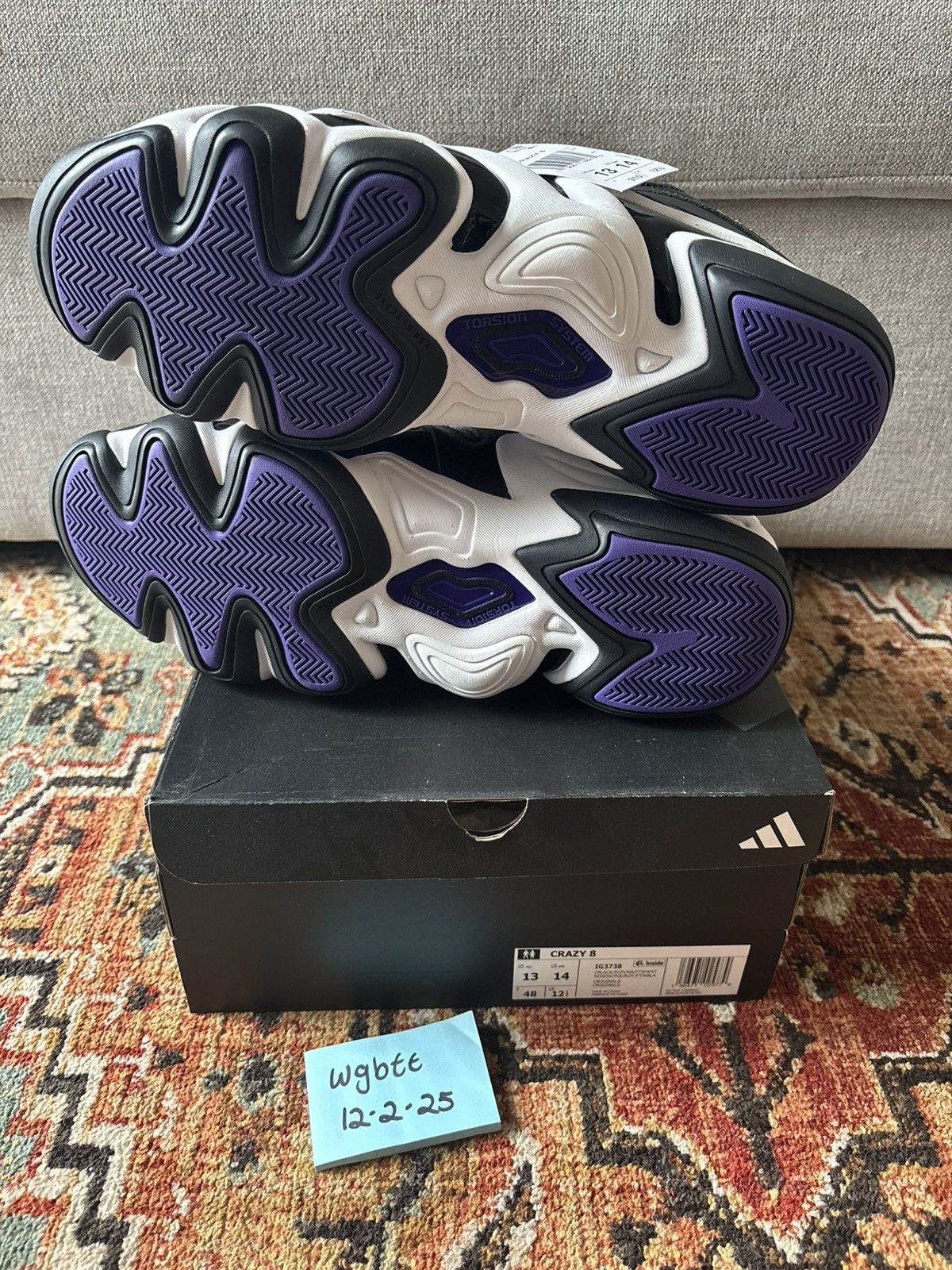 Adidas adidas Crazy 8 Size US 13 / EU 46 - 5 Thumbnail