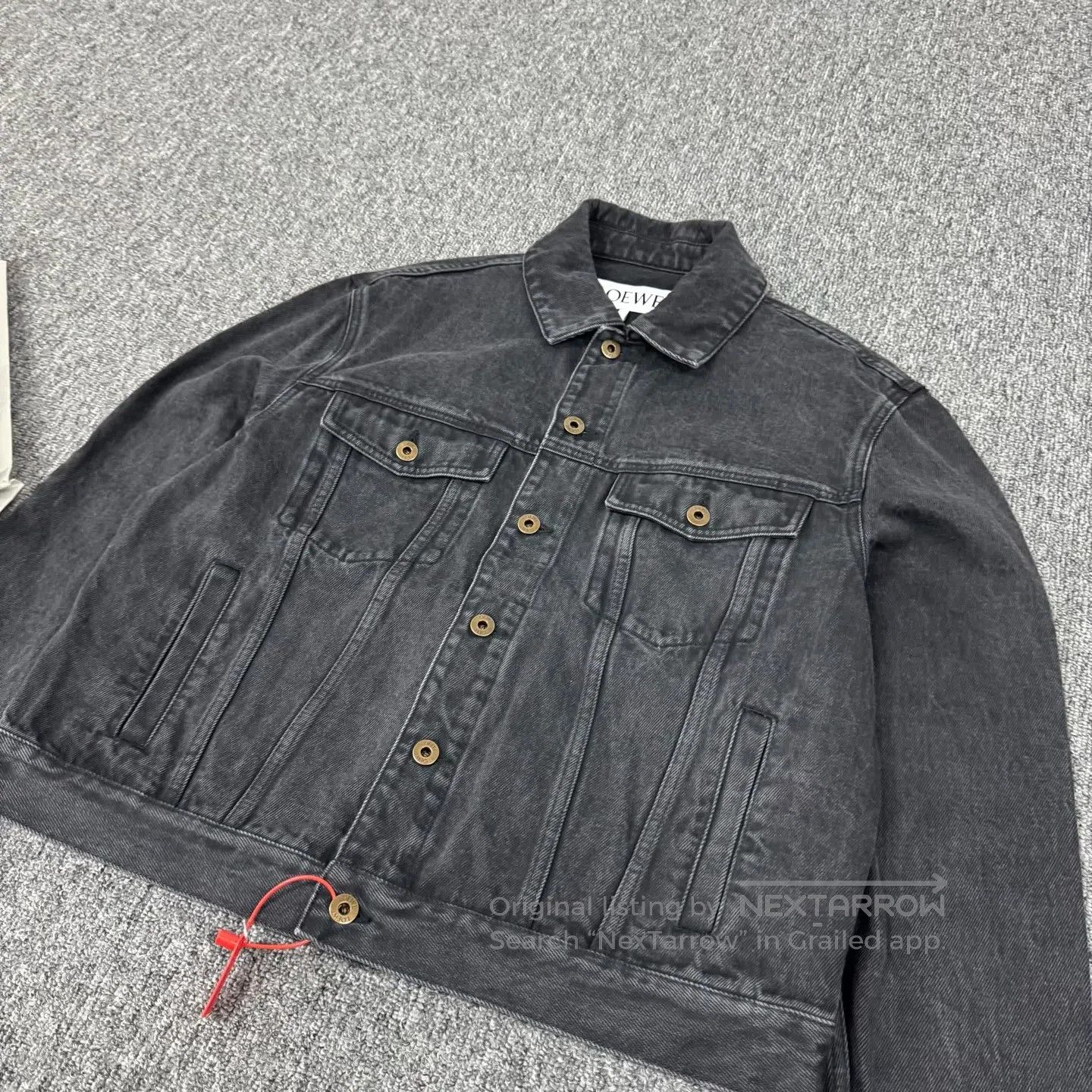 Loewe LOEWE Squadrille embroidery logo; washable; denim jacket| Size US M / EU 48-50 / 2 - 3 Thumbnail
