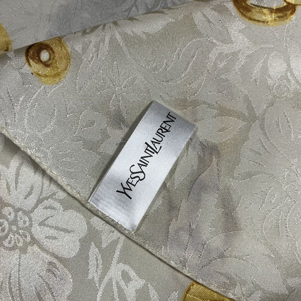 Yves Saint Laurent Yves Saint Laurent Silk scarf Size ONE SIZE - 11 Thumbnail