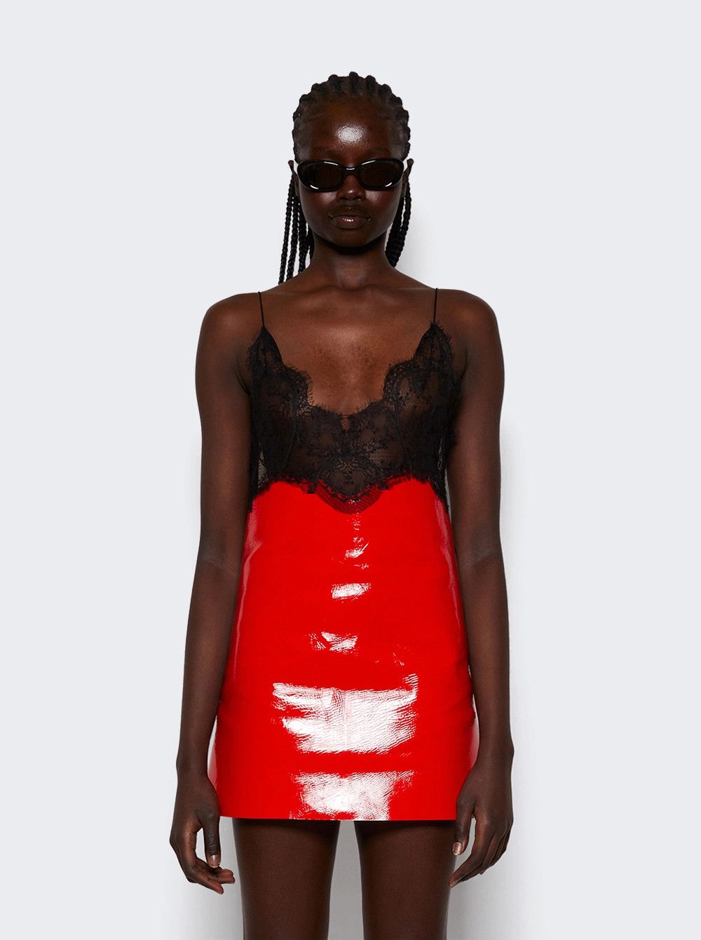 Gucci o1la5ras0526 Mini Dress in Red Orange/Black Size S / US 4 / IT 40 - 3 Thumbnail