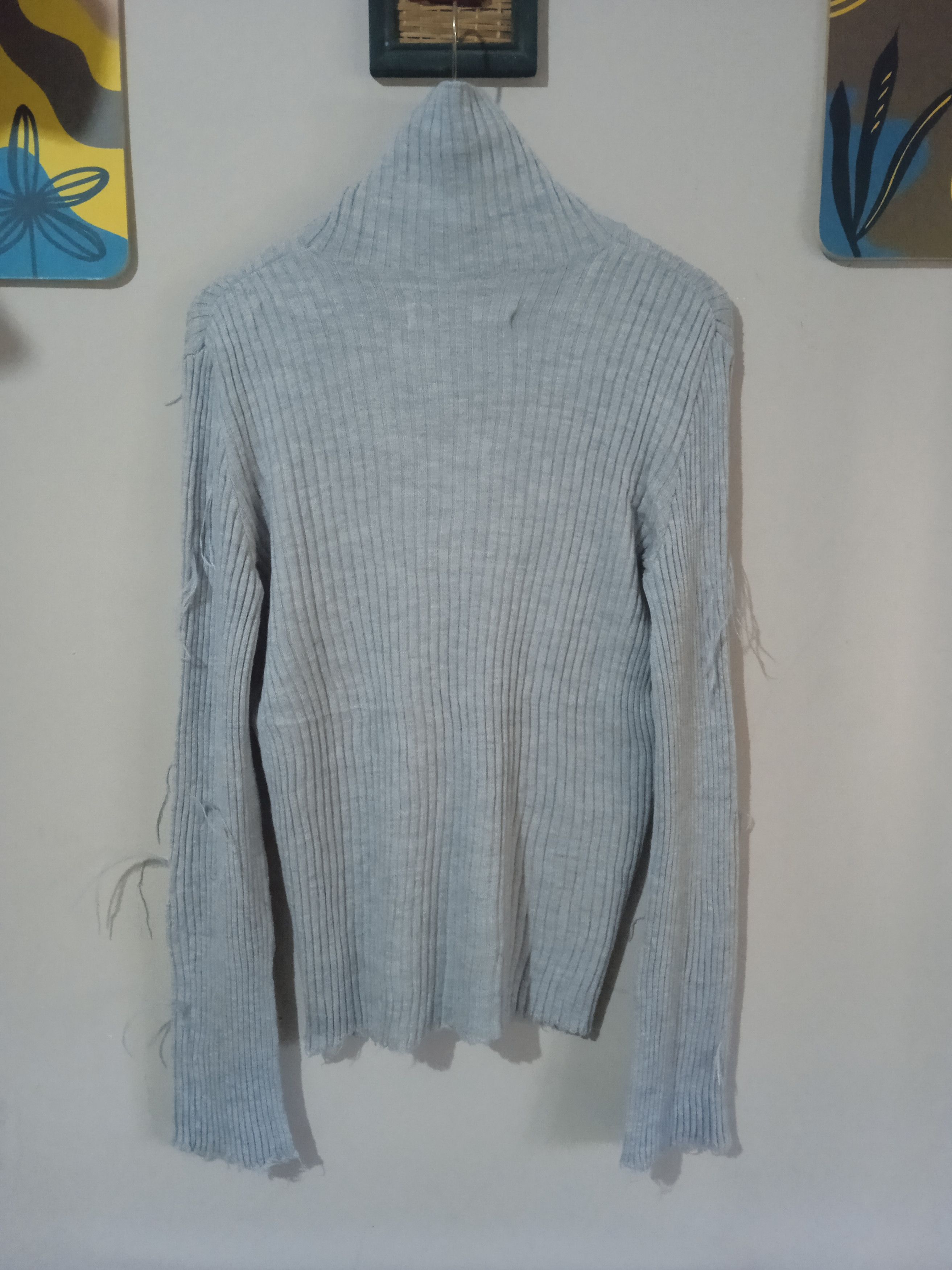 Marques'Almeida Turtleneck Knitwear Feathers Embroidery Size S / US 4 / IT 40 - 6 Thumbnail