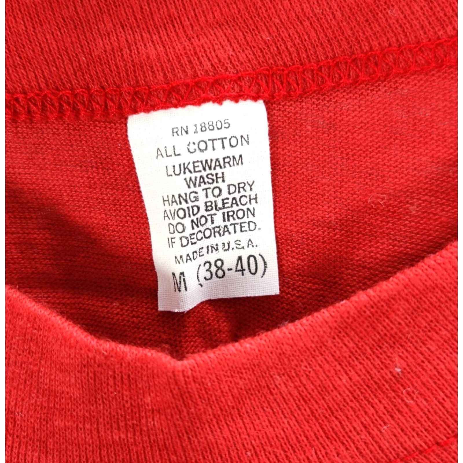 Theory Vintage Women's Single Stitch 2.70K Big Bang Theory Red T-Shirt Cotton Sz M Size M / US 6-8 / IT 42-44 - 6 Thumbnail