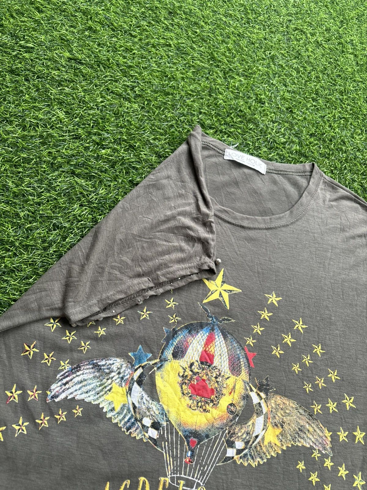 Hysteric Glamour Y2k Acdflower Studded Ifsix Punk Style Tshirt Size US L / EU 52-54 / 3 - 5 Thumbnail