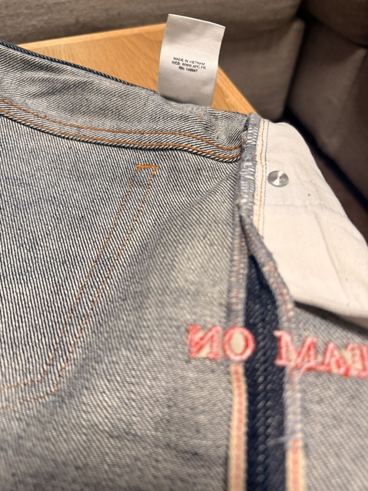 A.P.C. × Kid Cudi APC Kid Cudi “Dream On” Petit Standard Jeans Indigo Size 32 Size US 32 / EU 48 - 7 Thumbnail