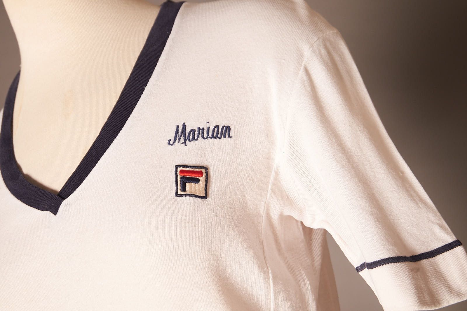 Fila 1990s FILA Maglificio Biellese Personalized V Neck Shirt Size S / US 4 / IT 40 - 6 Thumbnail