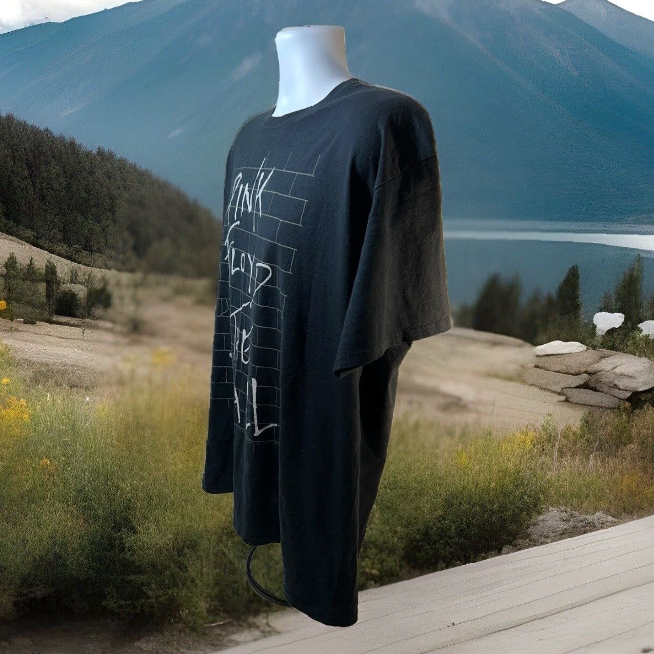 Fruit Of The Loom Pink Floyd Off The Wall Shirt Men XL Black Short Sleeve Crew 2017 RN#13765 Size US XL / EU 56 / 4 - 6 Thumbnail