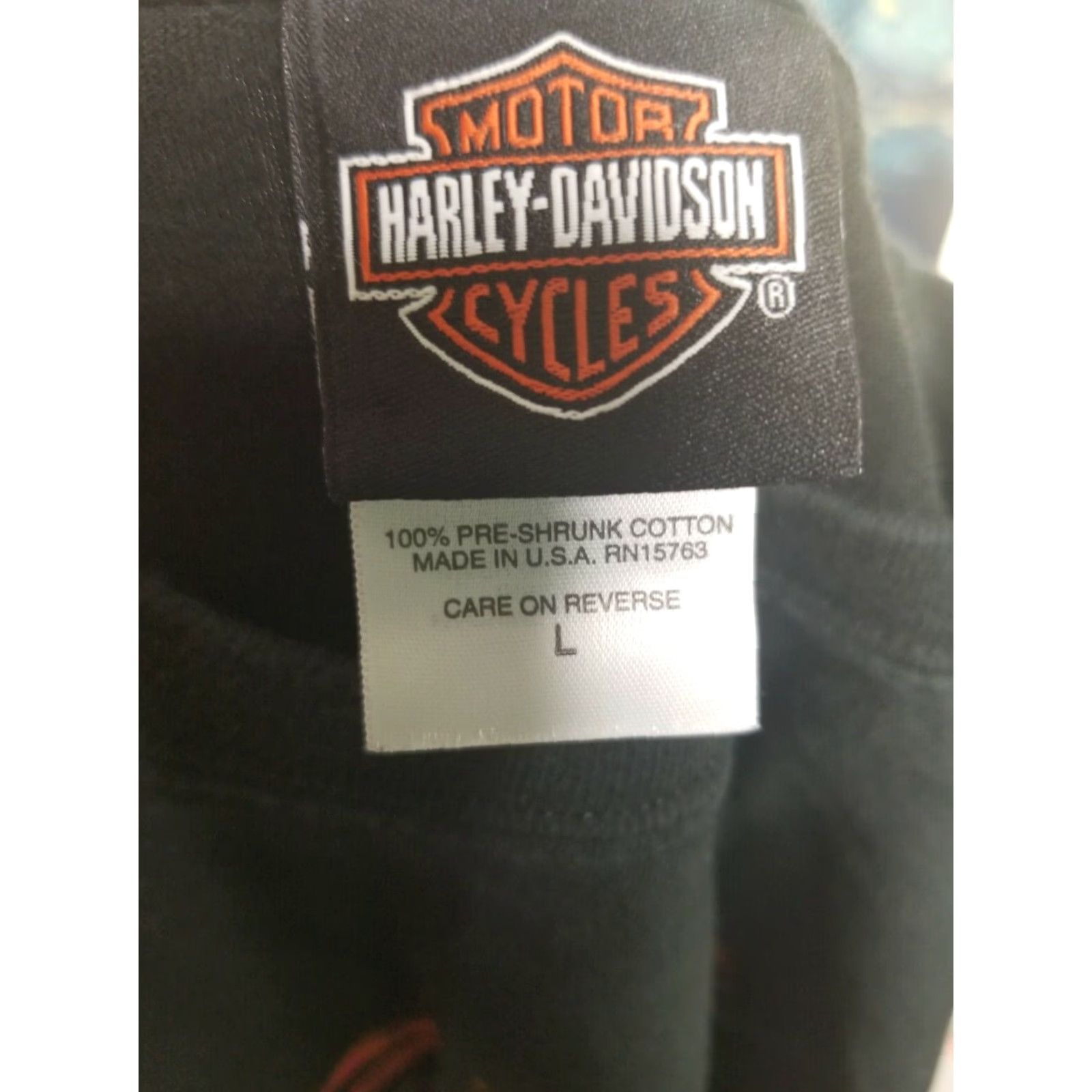 Harley Davidson Retro Harley-Davidson Seattle Washington Graphic T-Shirt Mens L Black 100% Cotton Crew Neck Short Sleeve Vintage 2004 Graphic Tee Size US L / EU 52-54 / 3 - 4 Thumbnail
