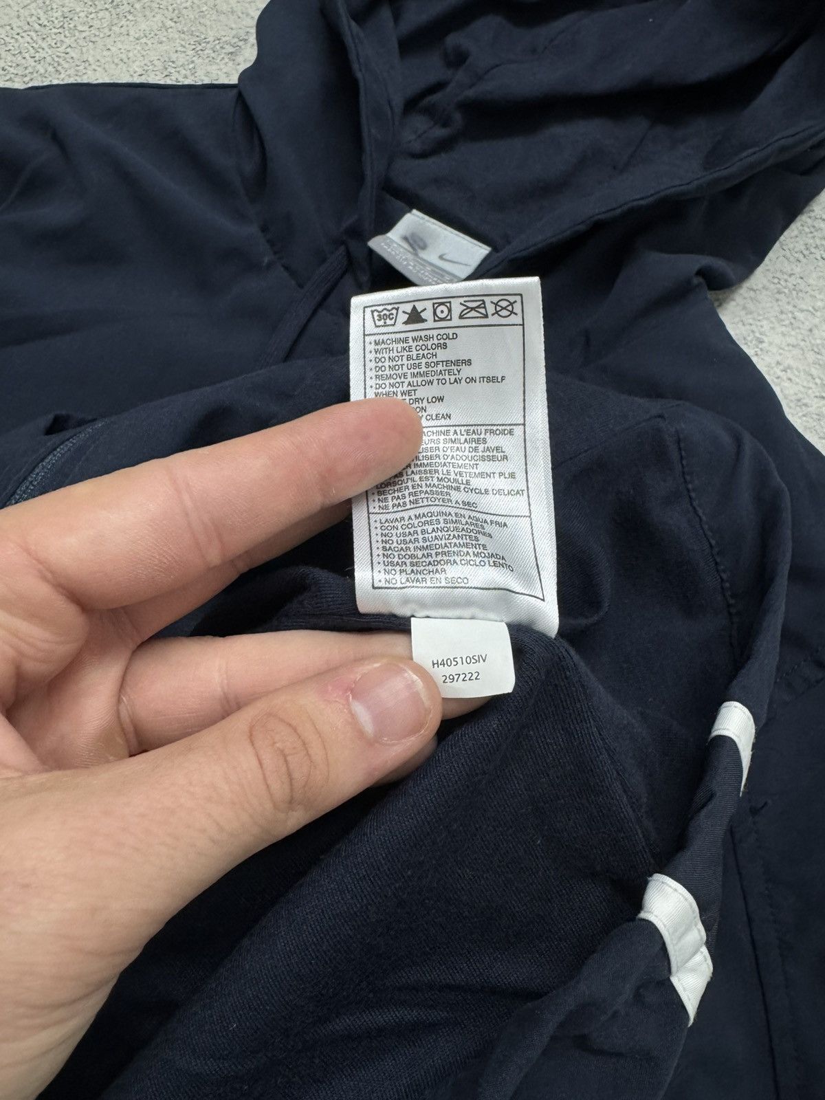 Nike Y2K Vintage NIKE Drill Small Swoosh Full Zip Light Jacket Size M / US 6-8 / IT 42-44 - 10 Thumbnail