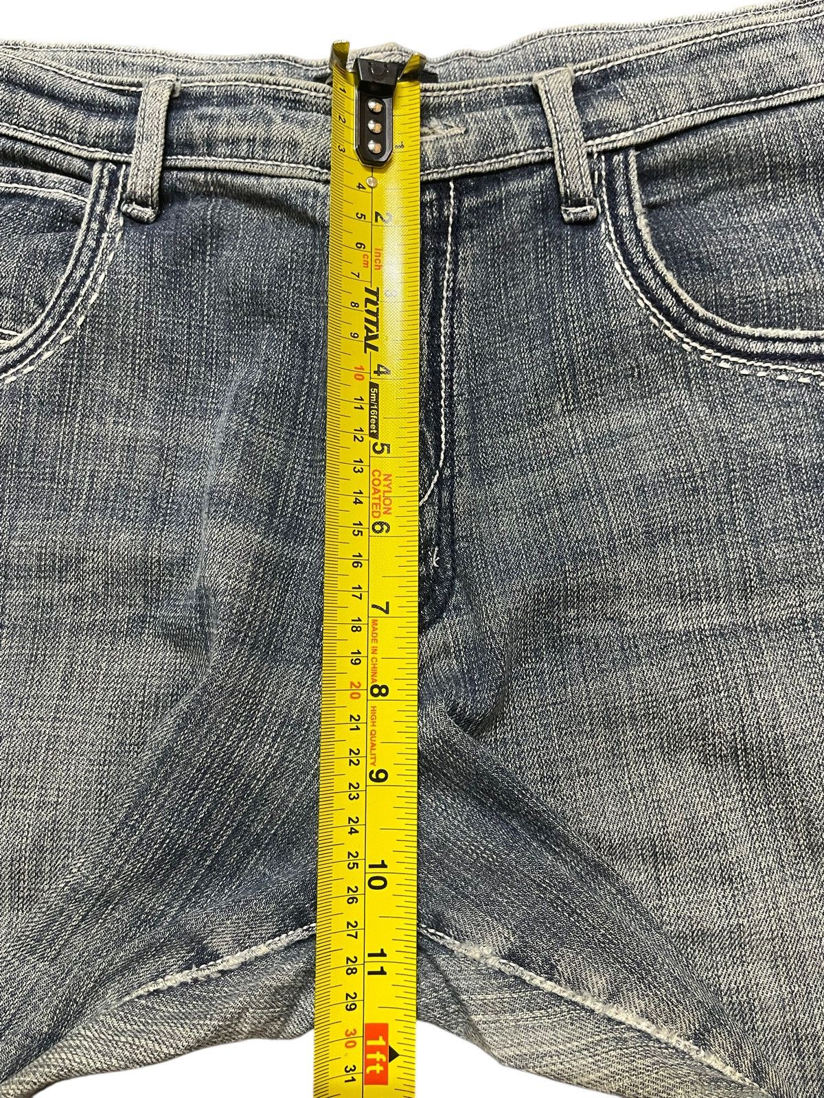 Hysteric Glamour Vintage Japanese Brand Blue Faded Wash Flared Wide Leg Jeans Size US 29 - 14 Thumbnail
