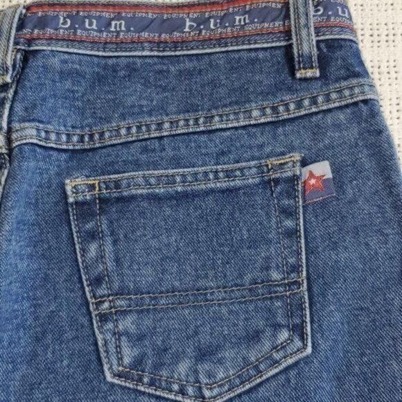 Designer B.U.M. Equipment Vintage Jeanswear Sz 9/10 (32) High Waisted Size 32" / US 10 / IT 46 - 15 Thumbnail