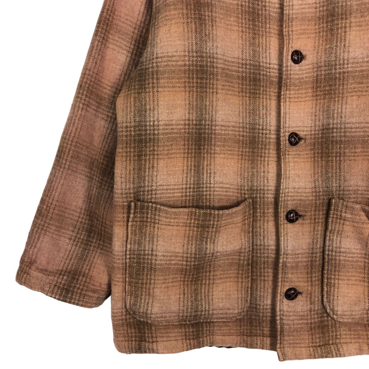 Japanese Brand Vintage Work Chore Jacket Uniqlo Issey Miyake Tartan Design Size US M / EU 48-50 / 2 - 4 Thumbnail