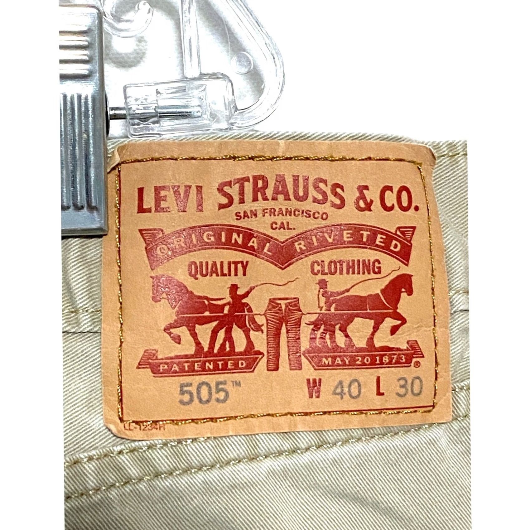 Levi's Levis 505 Jeans Mens Regular Fit Straight Leg 39x27 Stretch Denim 5-Pocket Casual Preppy Capsule Size US 40 / EU 56 - 6 Thumbnail