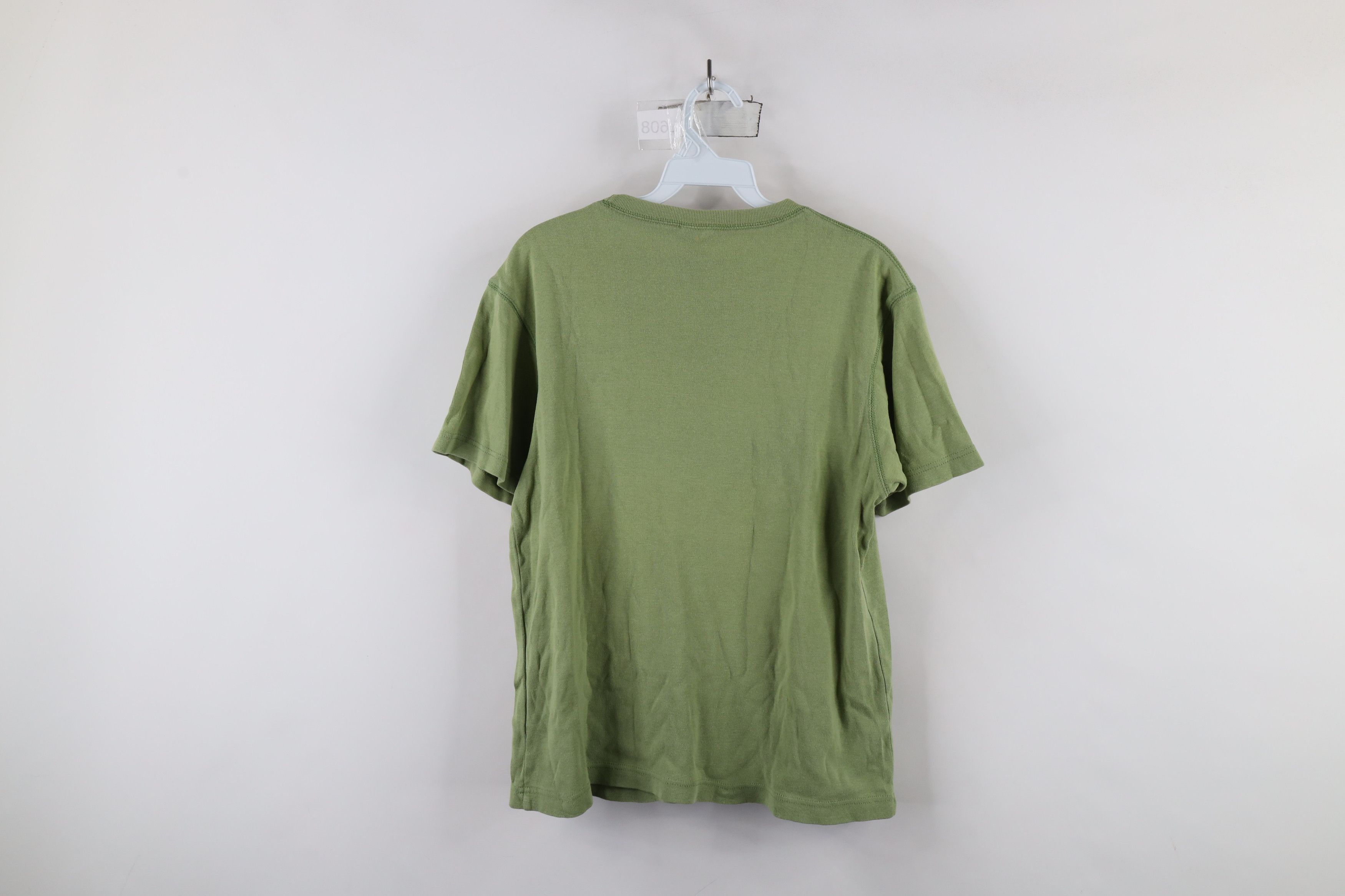 Gap × Vintage Vintage 90s Gap Blank Babydoll Ribbed Knit T-Shirt Green Size S / US 4 / IT 40 - 10 Thumbnail