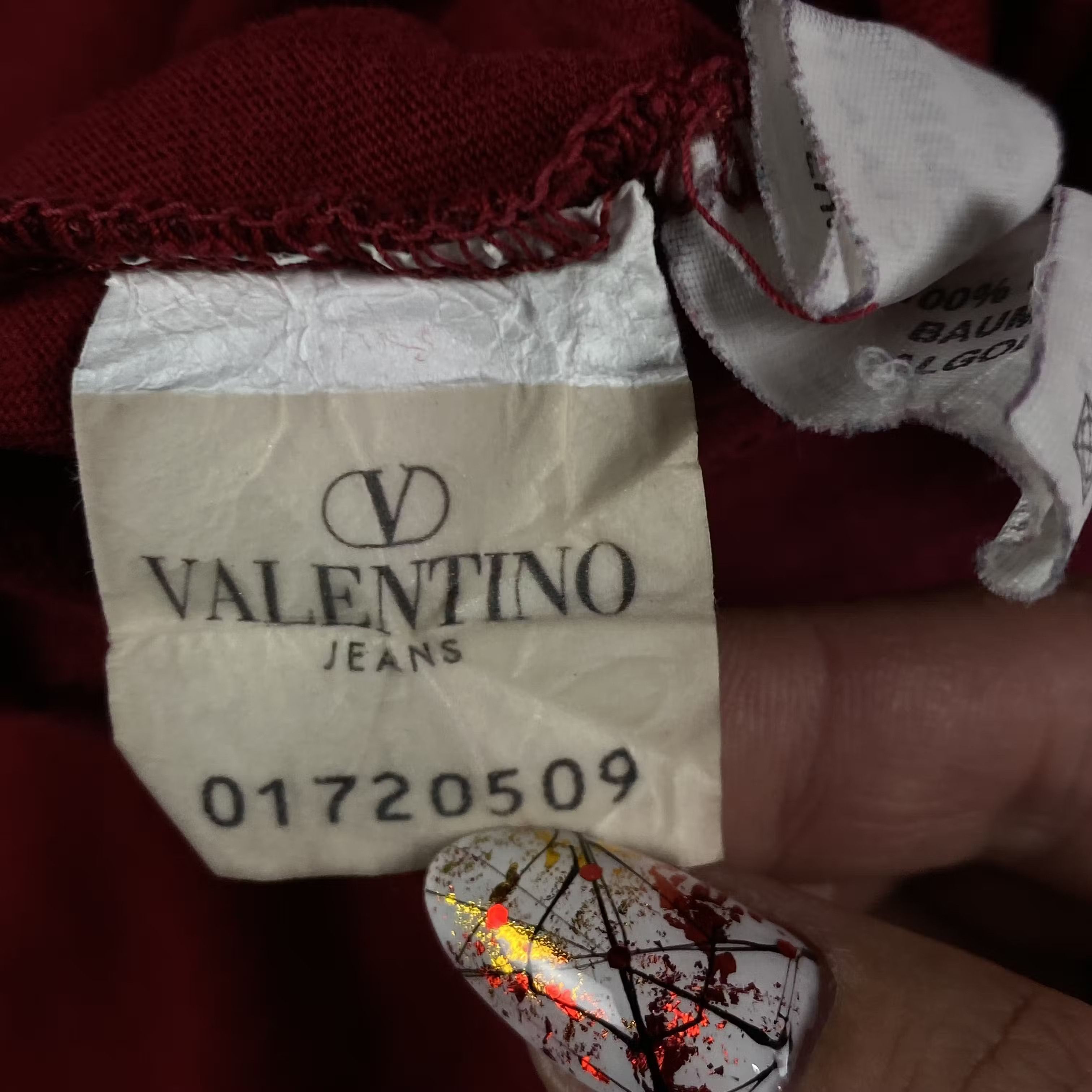 Valentino Mens T-Shirt Valentino Jeans Big Logo Size XL Size US XL / EU 56 / 4 - 5 Thumbnail