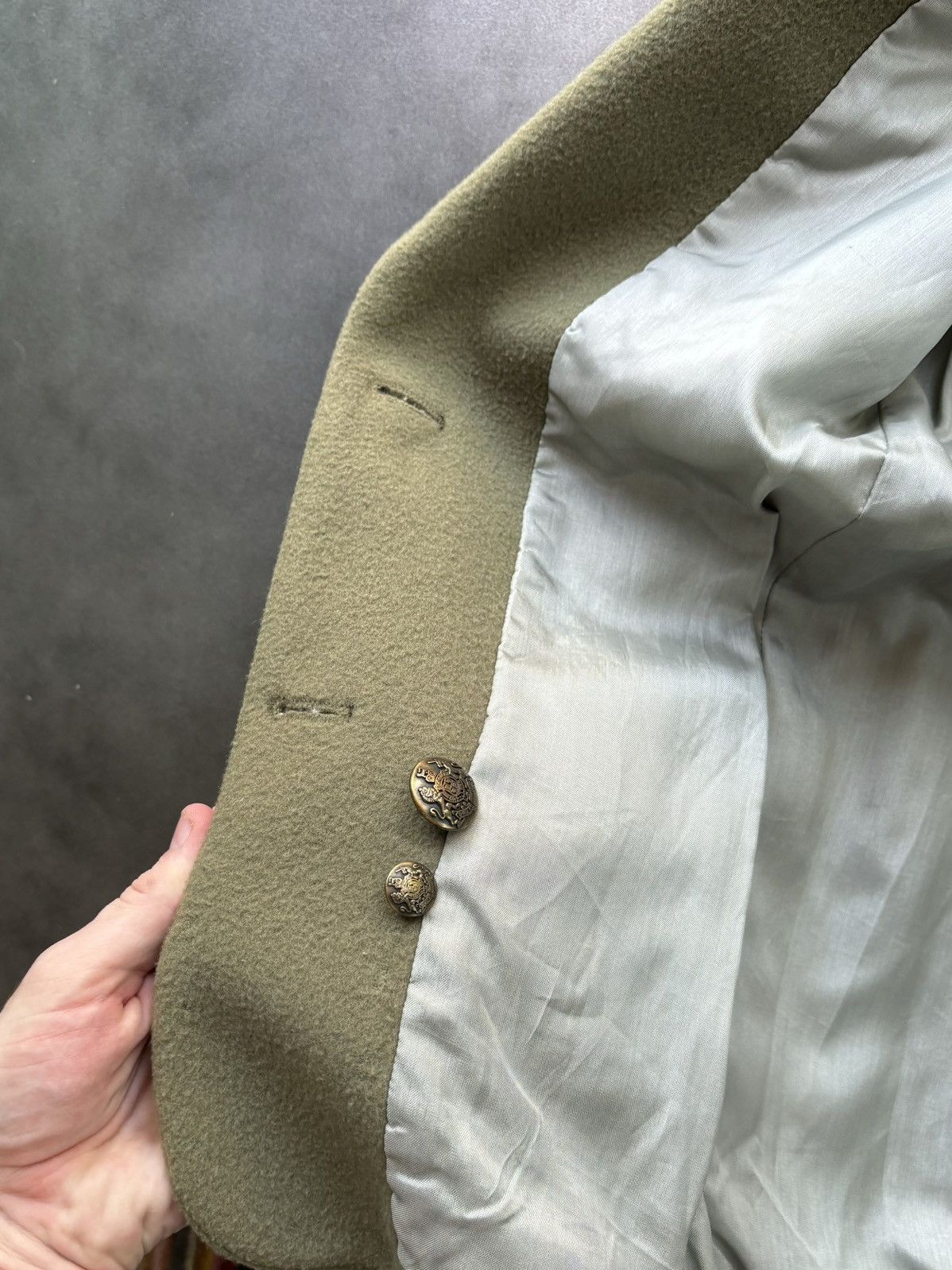 Vintage Felted Wool Blazer 70s Sports Coat 60s Bulgaria Mod