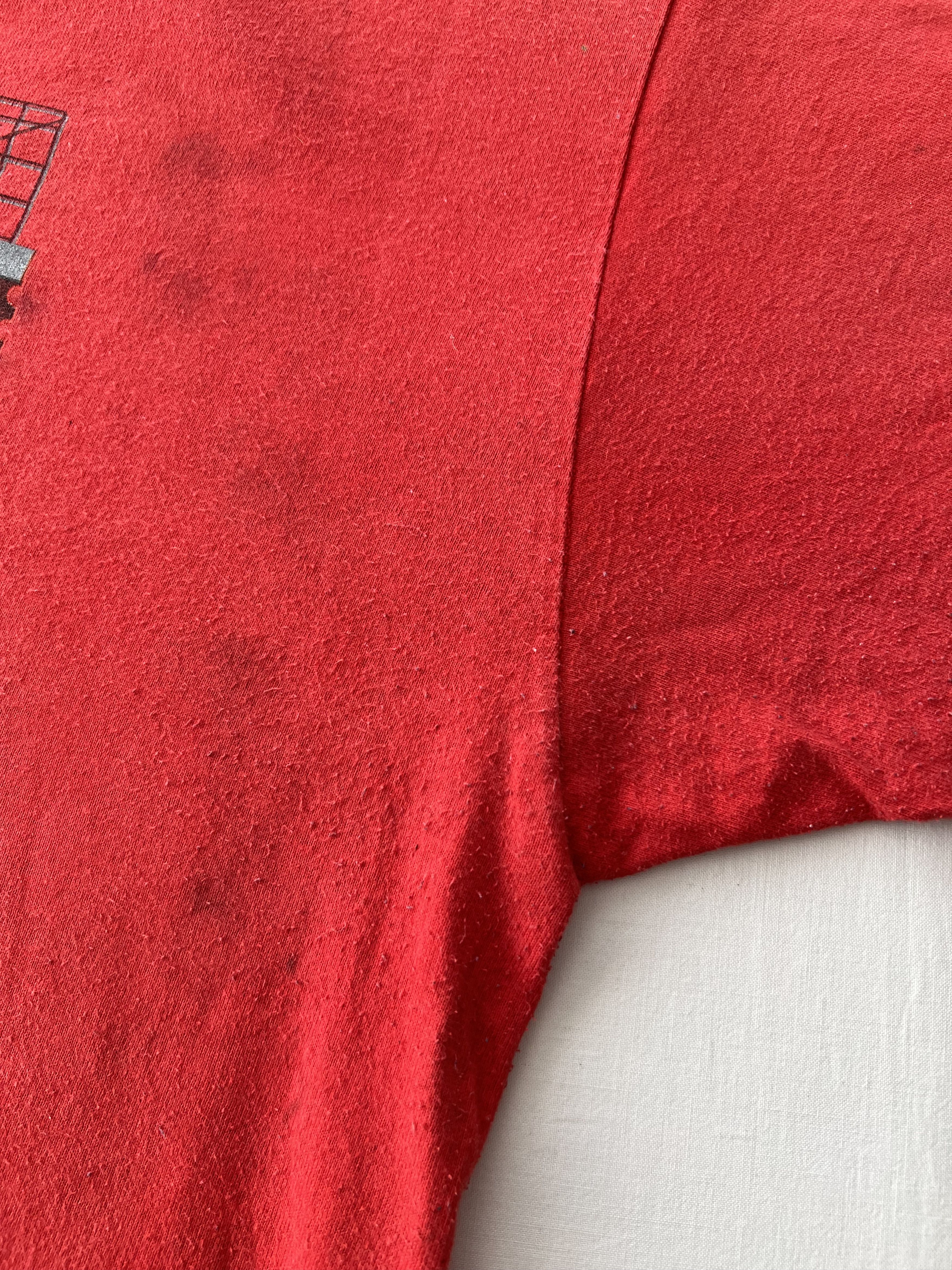 Vintage Vintage 90s Ducati Steve Hislop #7 Moto Racing Red T-shirt Size US XXL / EU 58 / 5 - 10 Thumbnail