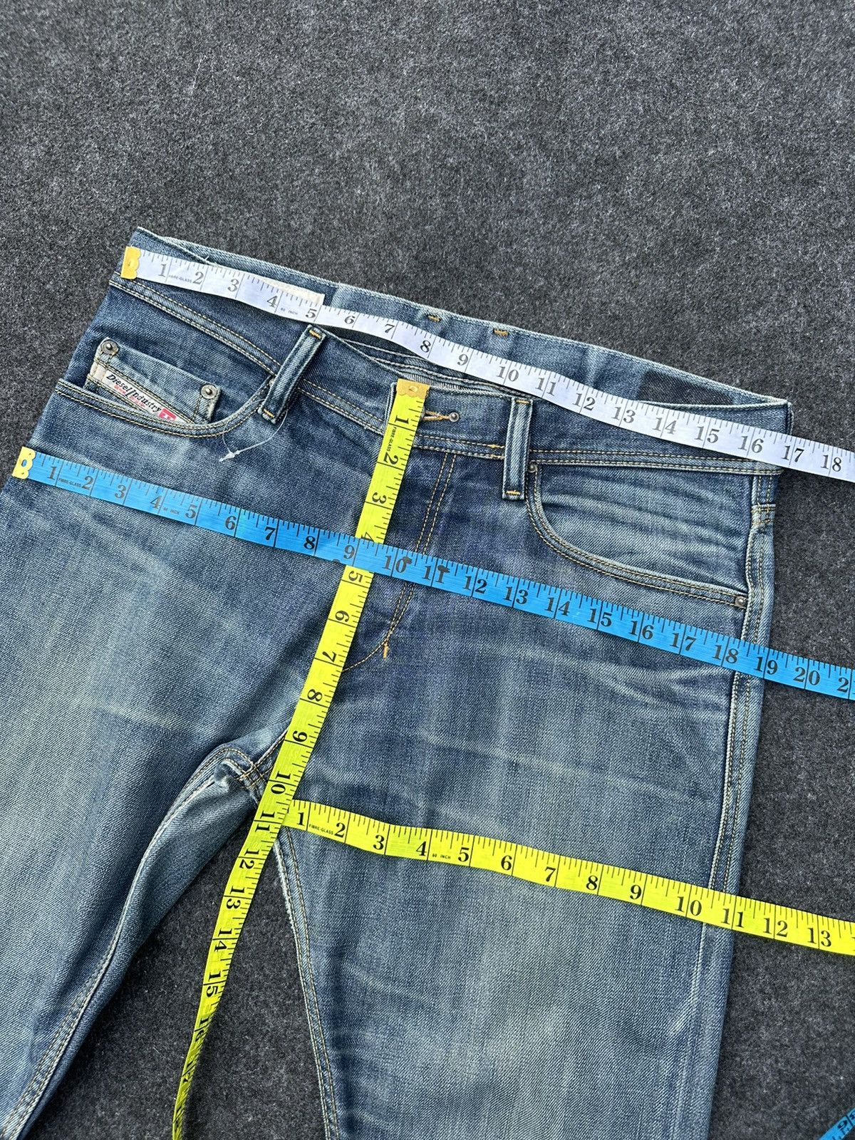 Diesel × Vintage Diesel Turbo Faded Washed Distressed Denim D2 Size US 32 / EU 48 - 5 Thumbnail