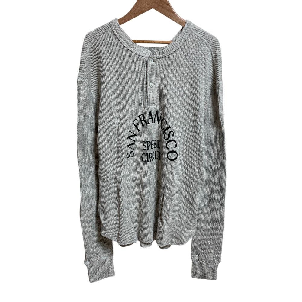 Other Other GOOD GRIEF SFSC PRINTED HENLEY NECK Thermal Top Textile T-Shirts DUTY FREE for USA Size ONE SIZE - 1 Thumbnail