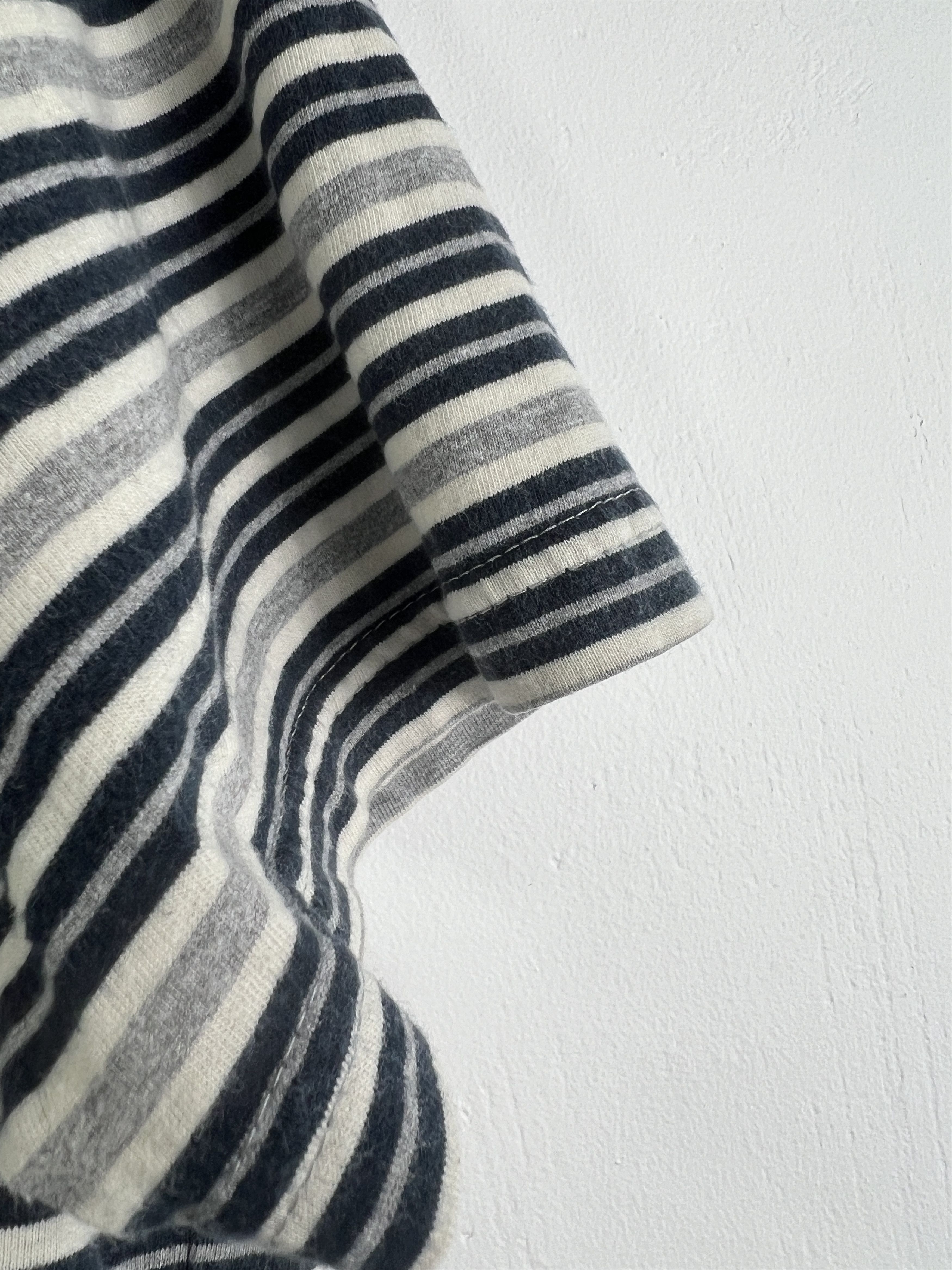Jean × Michiko Koshino London No.4739 Michiko London Jeans Striped Pocket Tee (L) Size US L / EU 52-54 / 3 - 4 Thumbnail