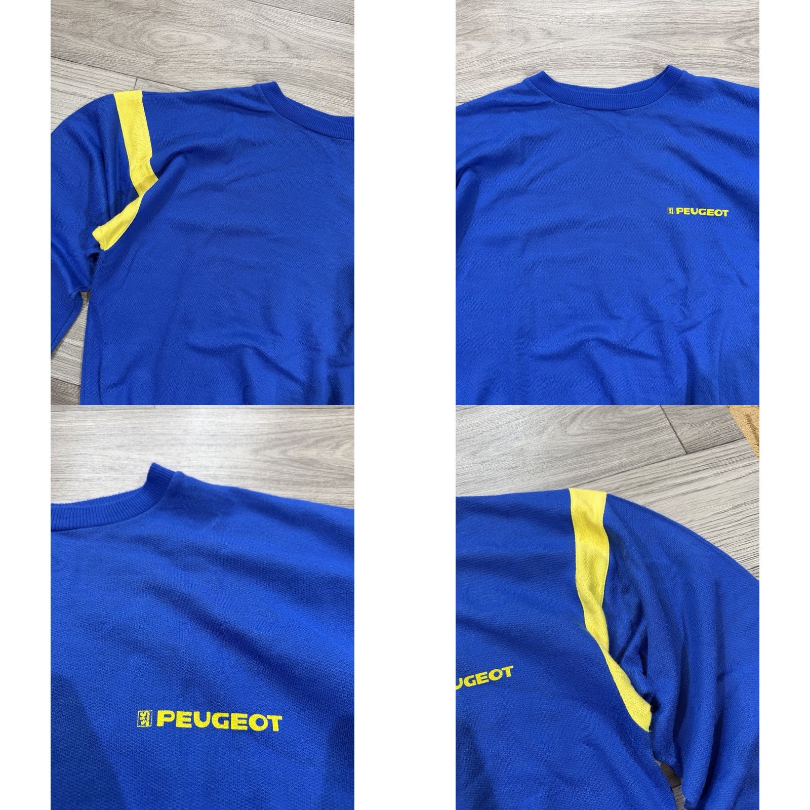 Vintage VINTAGE PEUGEOT Sweatshirt Crewneck Pullover Men XL Blue 1990s Size US XL / EU 56 / 4 - 8 Thumbnail