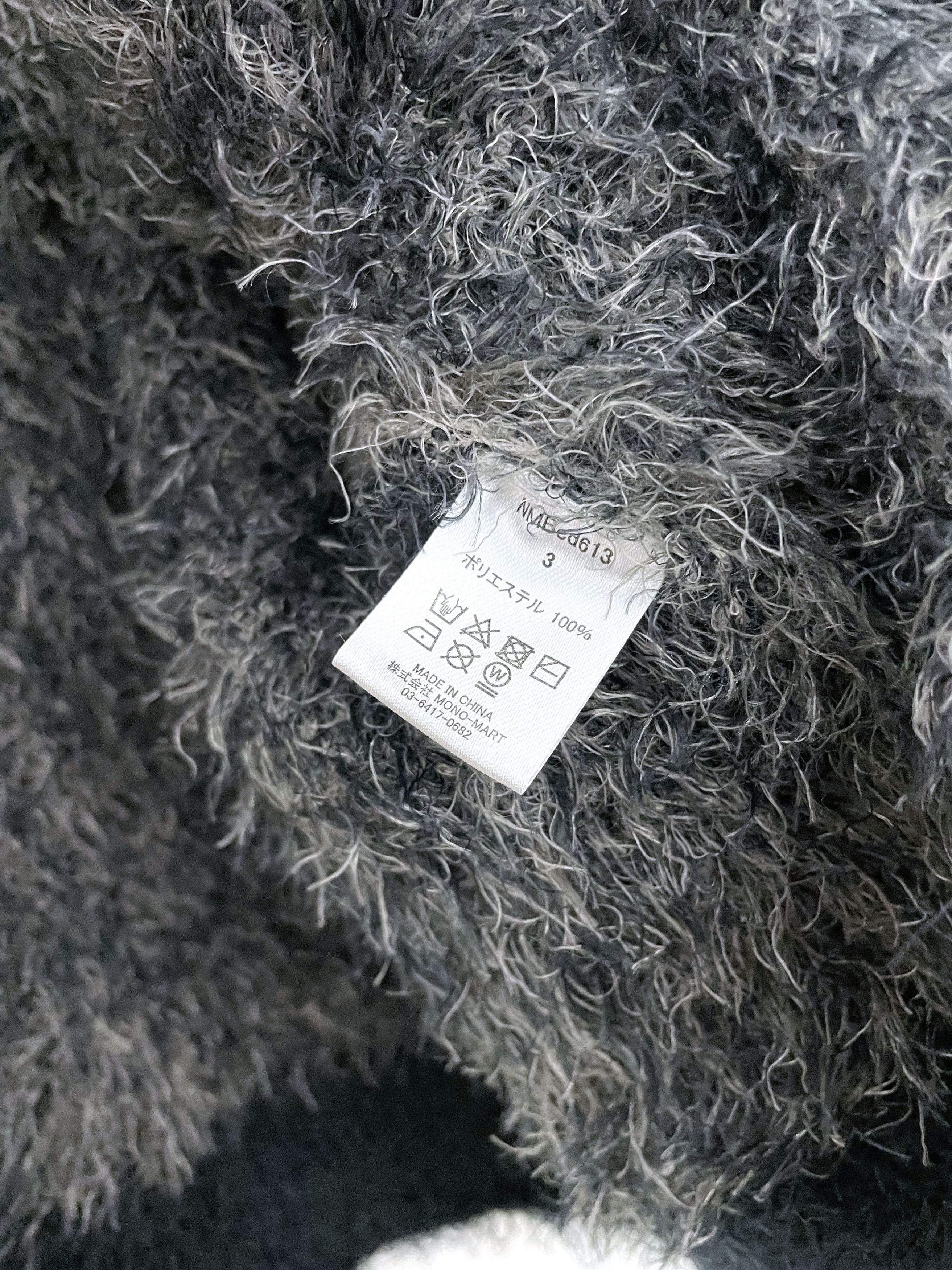 Number (N)ine Fuzzy Argyle Cardigan Size US L / EU 52-54 / 3 - 6 Thumbnail