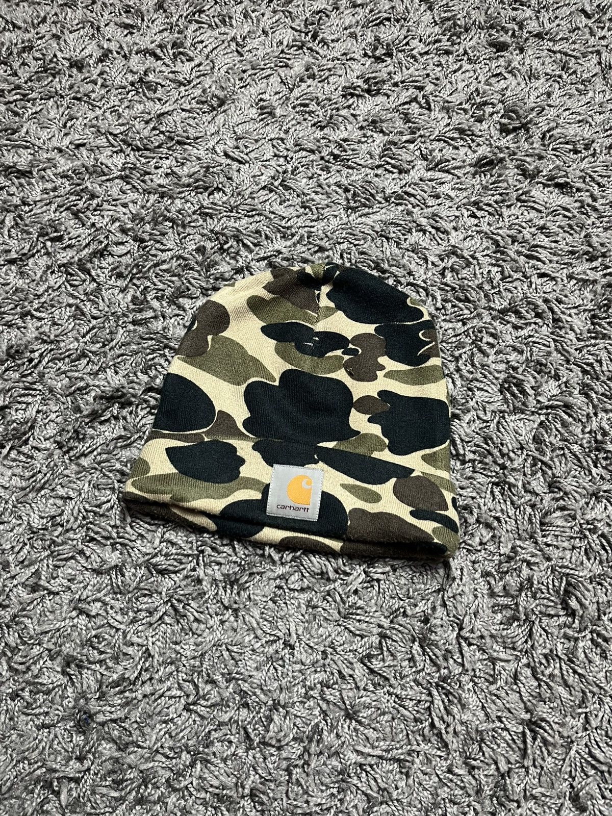 Carhartt Wip Carhartt WIP Camo Duck Beanie Hat Size ONE SIZE - 1 Thumbnail