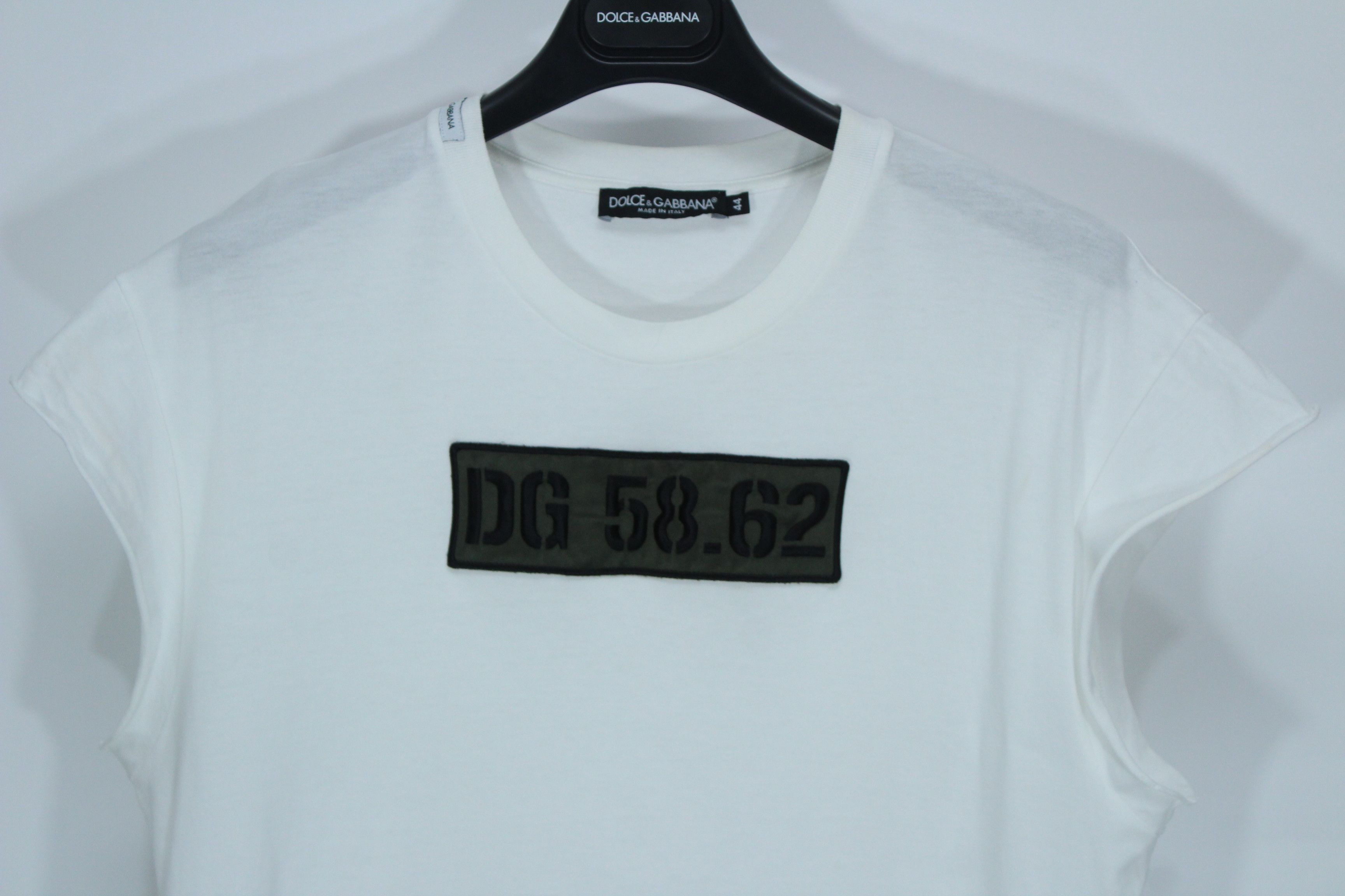 Dolce & Gabbana Dolce & Gabbana White DG 58.62 Patch T-Shirt Size US S / EU 44-46 / 1 - 2 Thumbnail