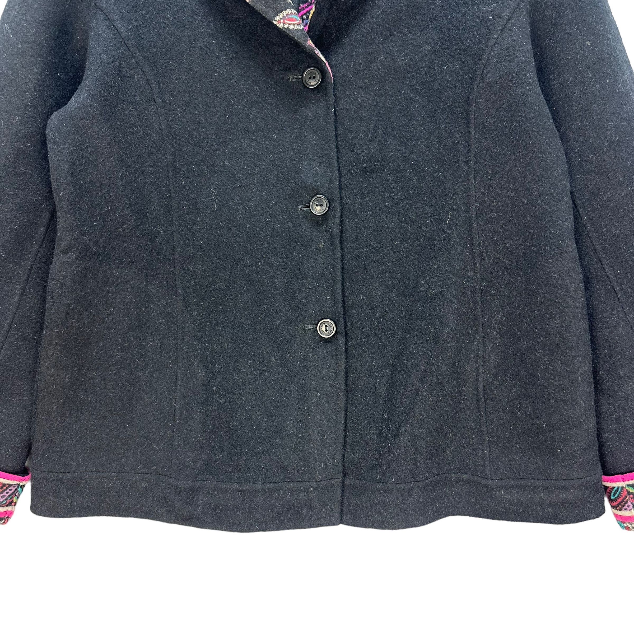 Leonard Paris LEONARD PAISLEE WOOL JACKET #8247-217 Size M / US 6-8 / IT 42-44 - 3 Thumbnail