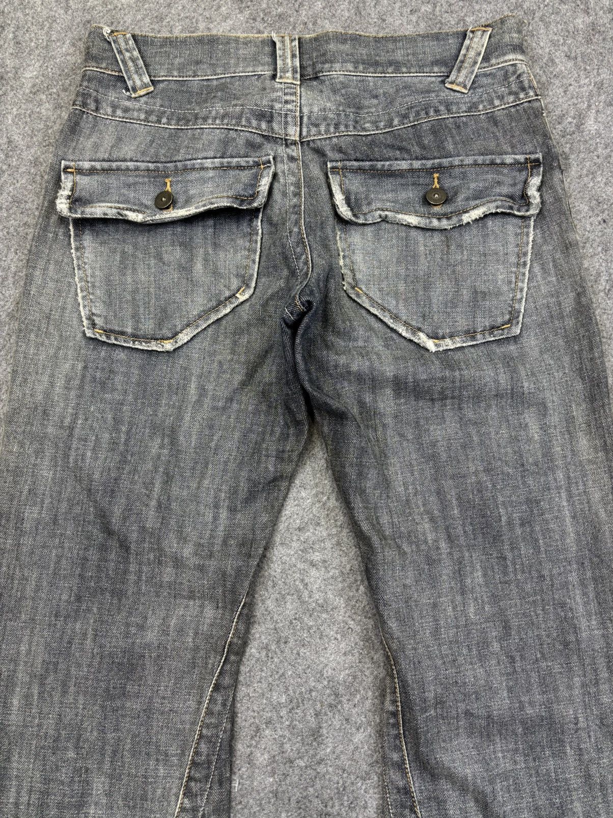 Japanese Brand 💥Flare💥Buona Giornata Twisted Leg Flare Denim F921 Size US 32 / EU 48 - 10 Thumbnail