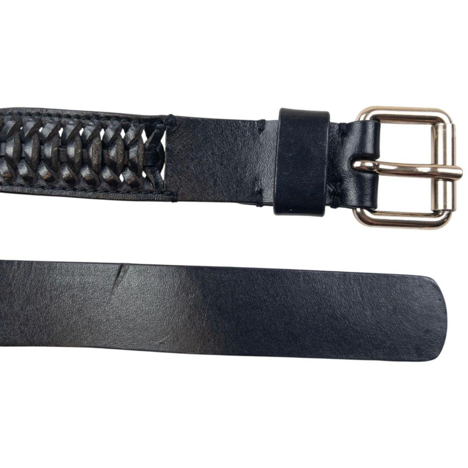 Burberry Vintage 2000s Burberry Braided Leather Belt Size W26 Size ONE SIZE - 6 Thumbnail